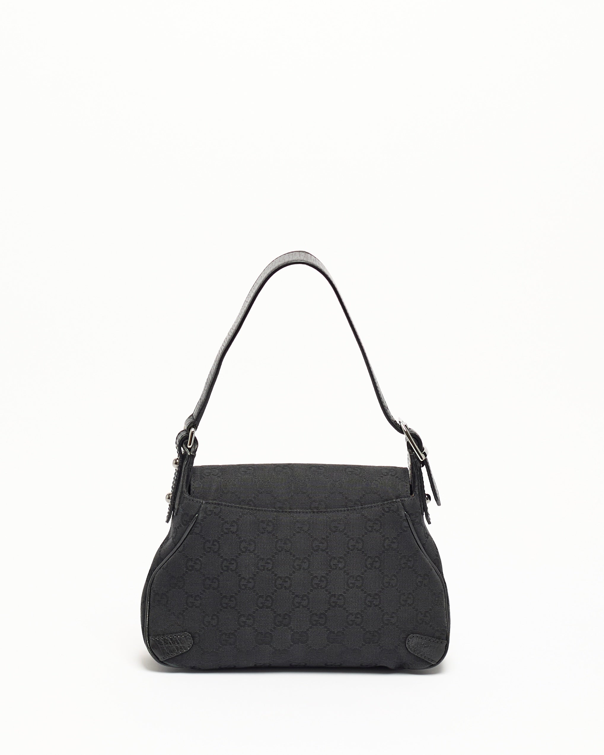 GUCCI BY TOM FORD 2004 HORSEBIT MONOGRAM SHOULDER BAG