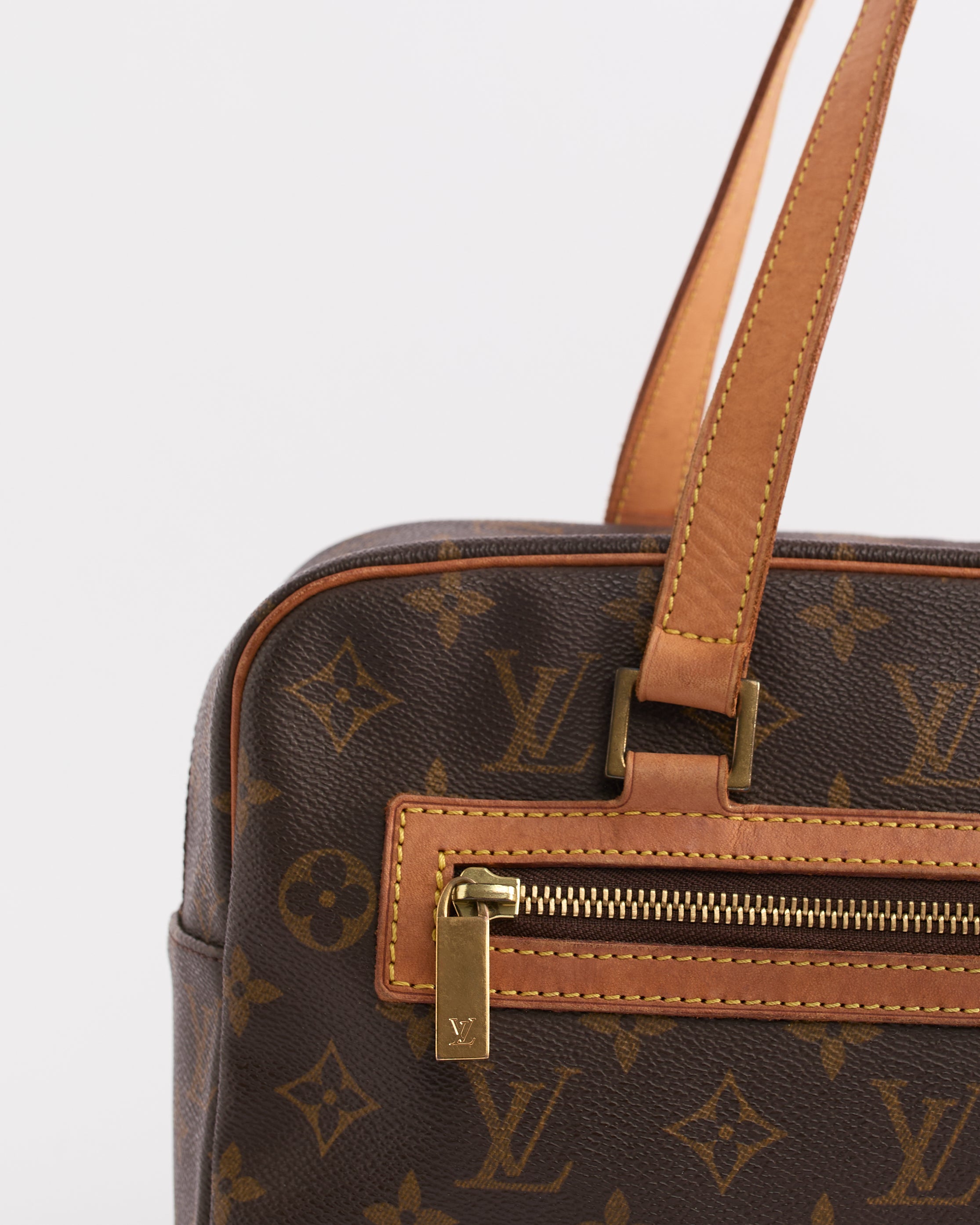 LOUIS VUITTON CITE GM COATED CANVAS SHOULDER BAG
