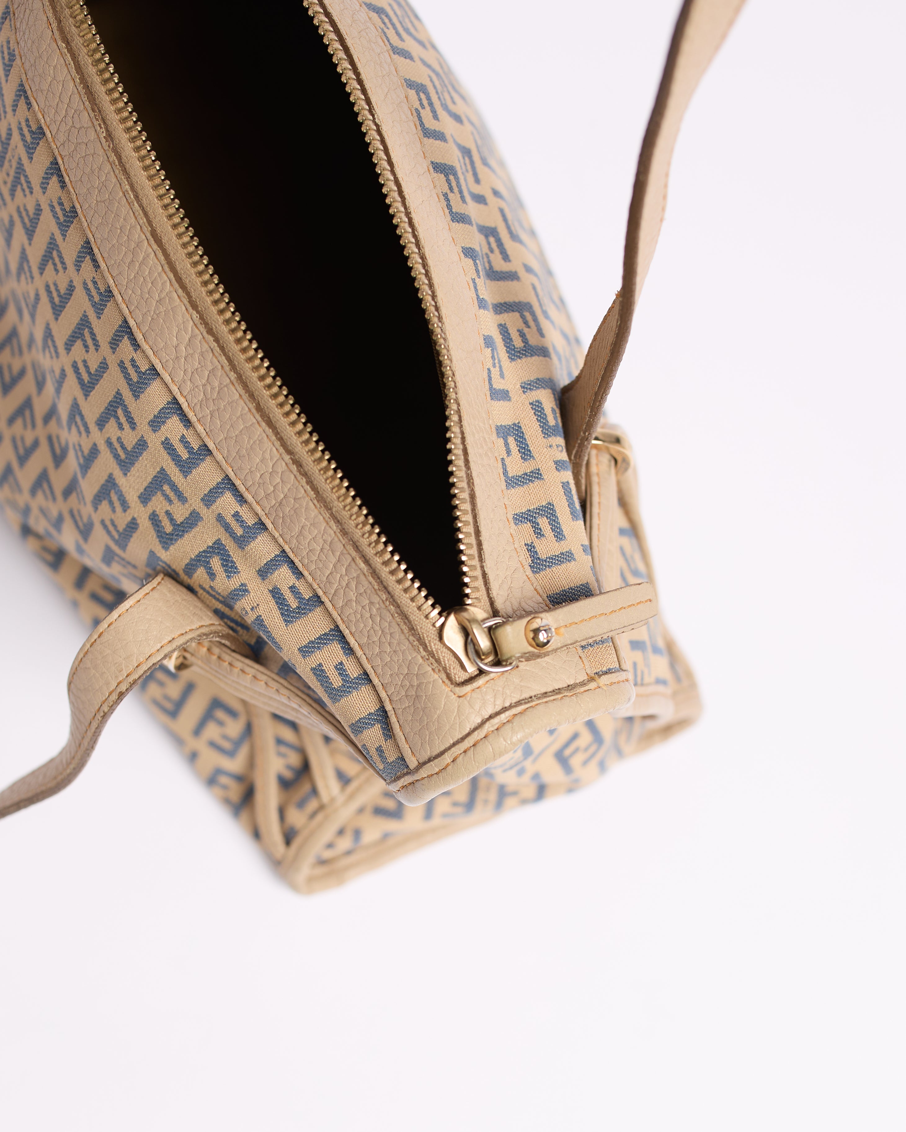 FENDI ZUCCHINO TWO TONE TOTE BAG