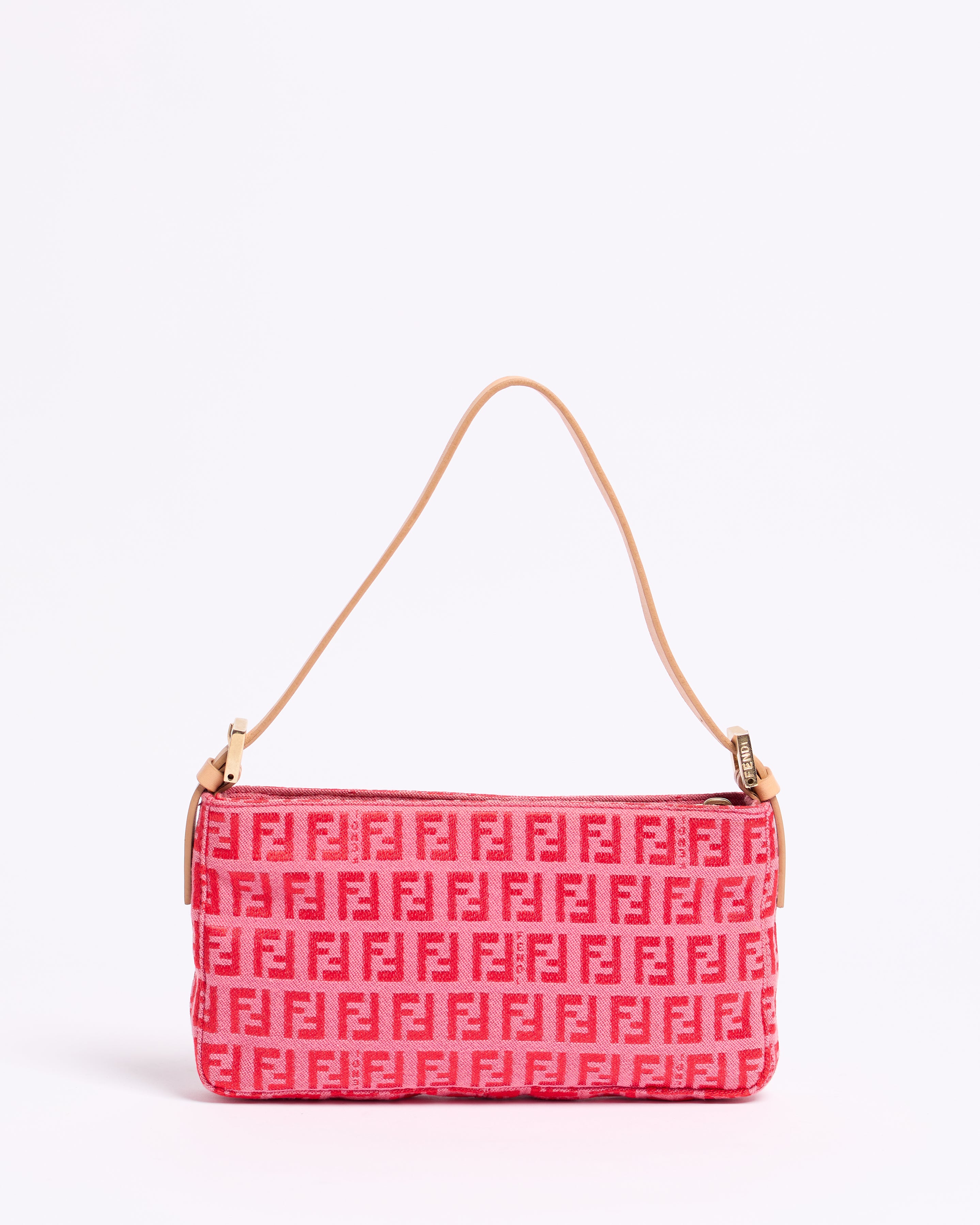 FENDI ZUCCHINO RASBERRY BAGUETTE BAG