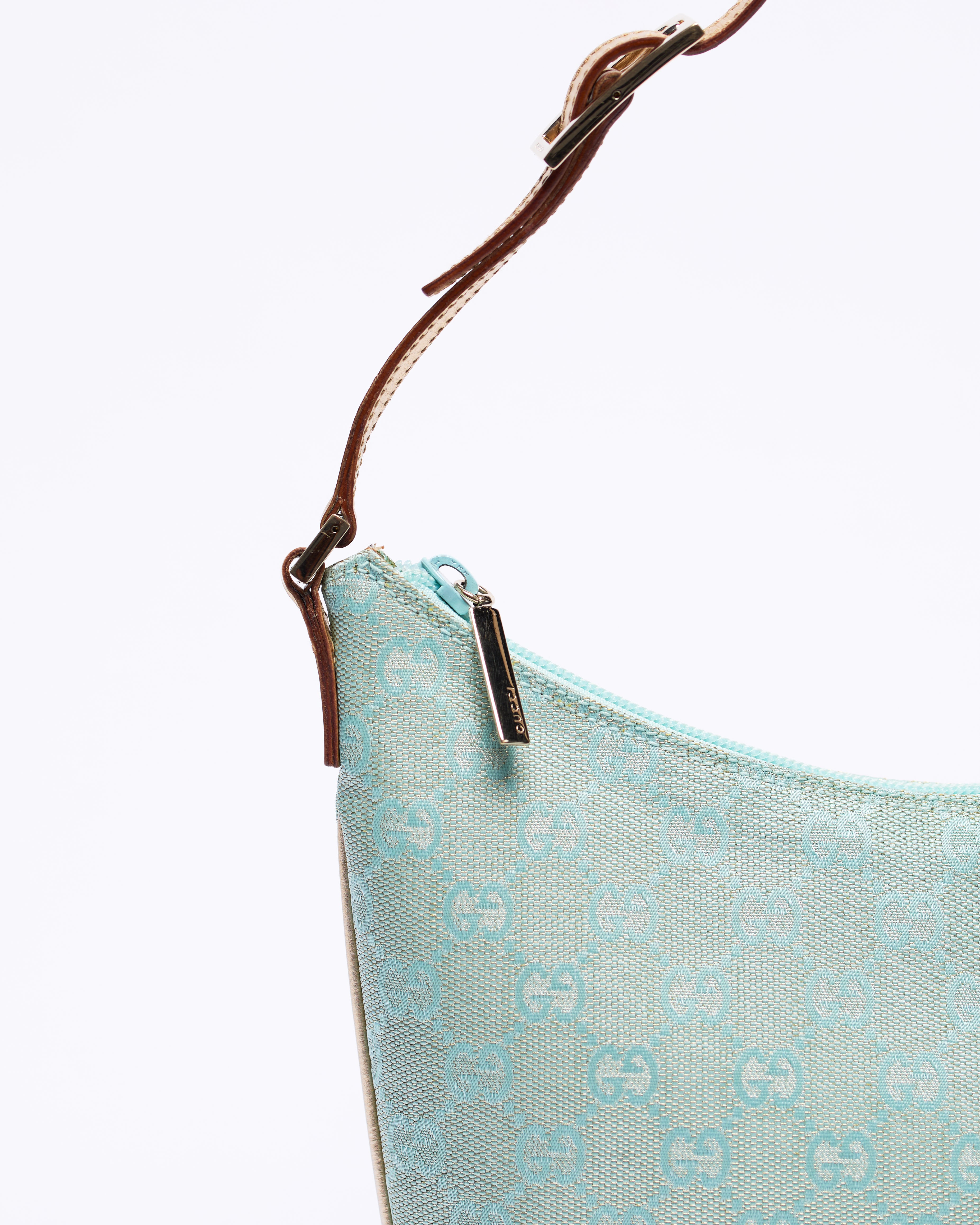 GUCCI 2000'S METALLIC TWO TONE POCHETTE BAG
