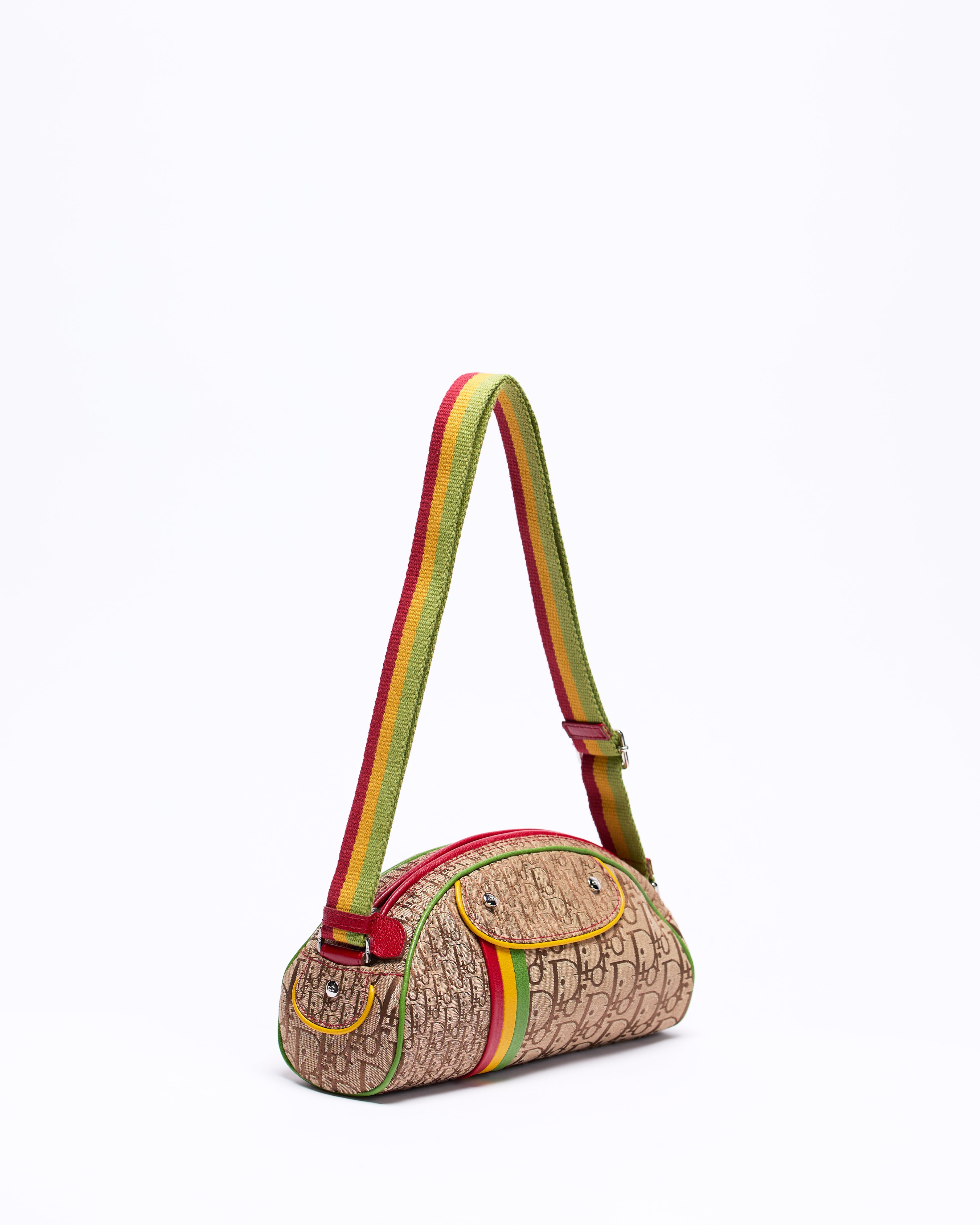 CHRISTIAN DIOR 2004 RASTA CROSS BODY OBLIQUE BAG