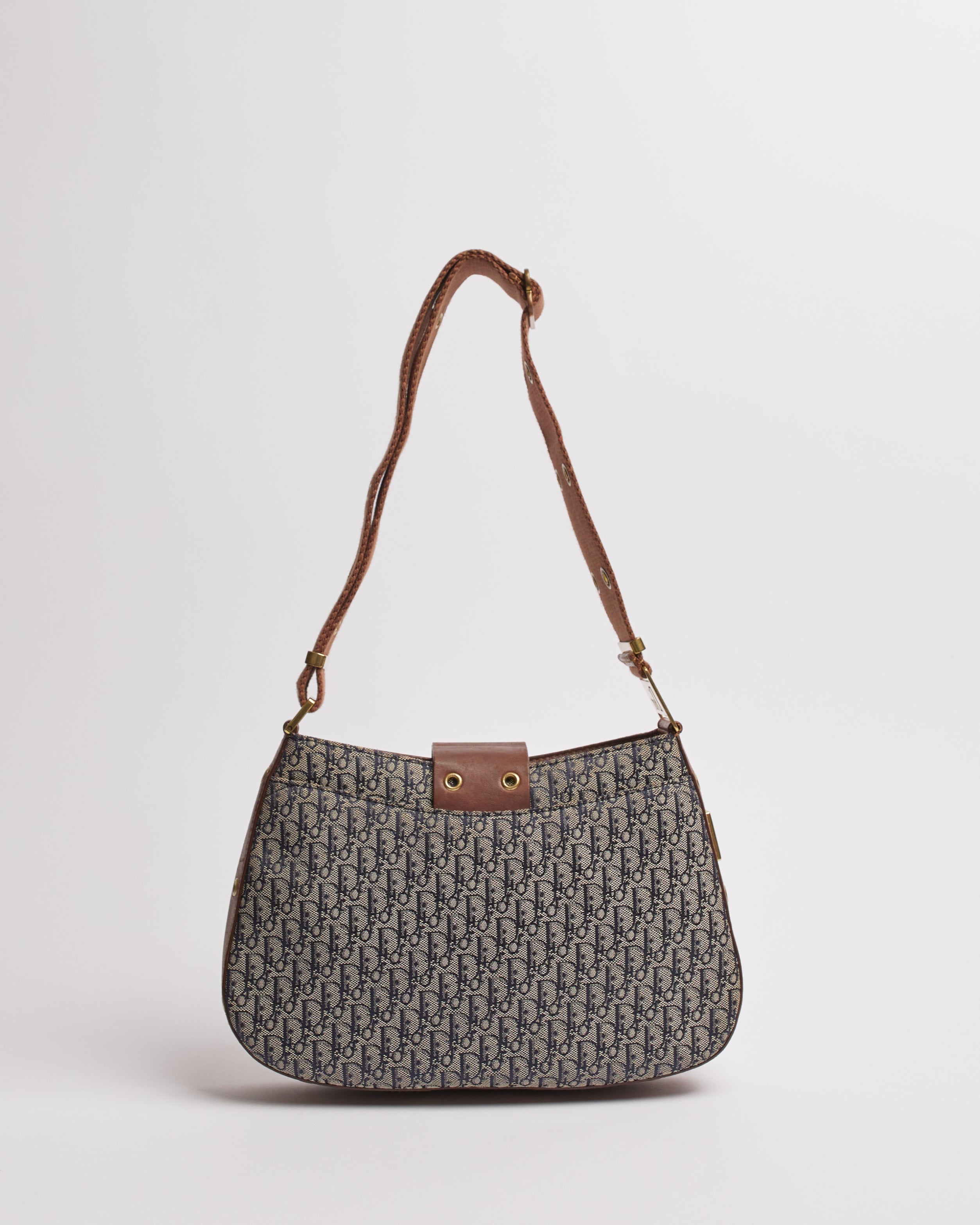 CHRISTIAN DIOR STREET CHIC COLUMBUS TROTTER OBLIQUE SHOULDER BAG