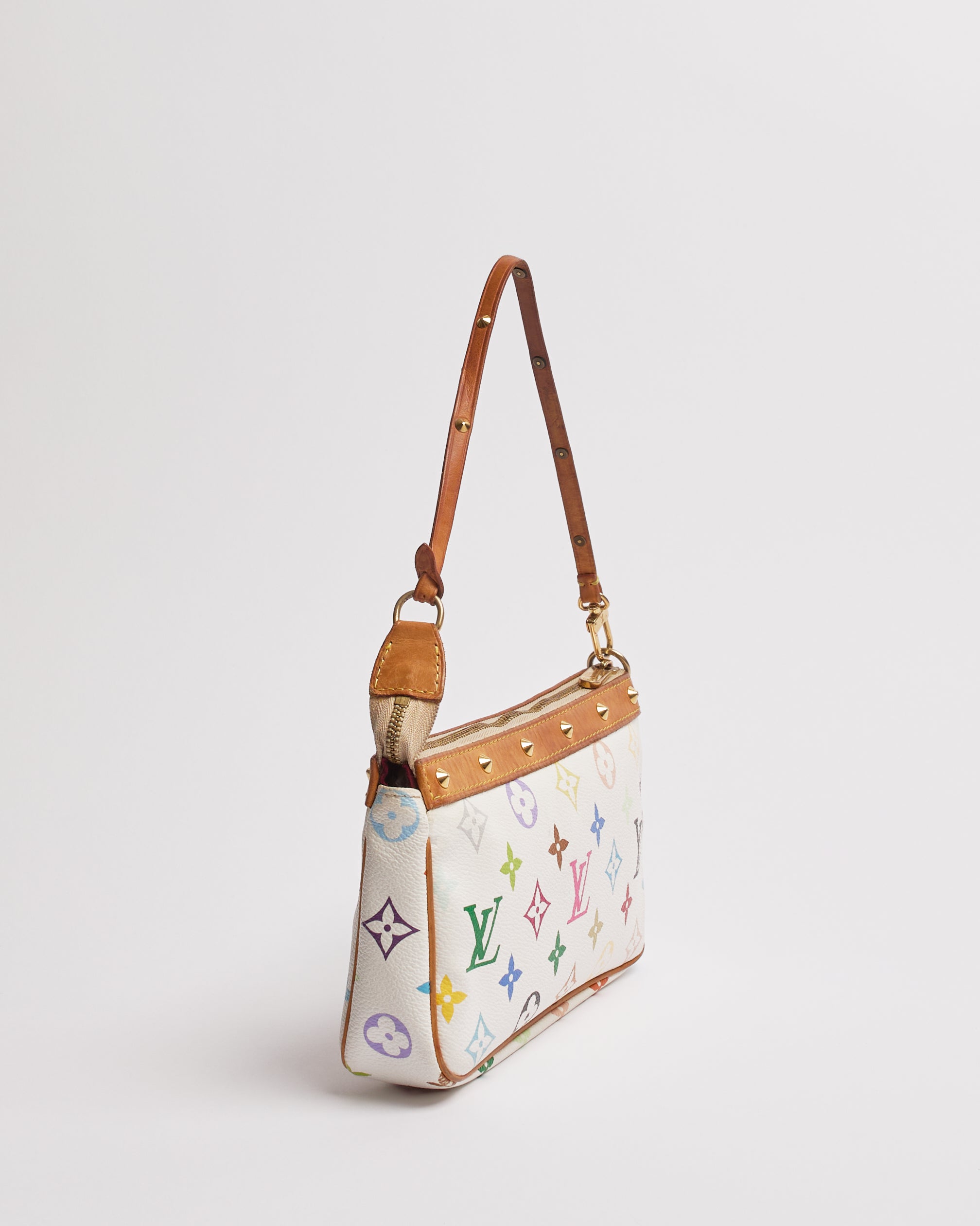 LOUIS VUITTON X TAKASHI MURAKAMI 2004 POCHETTE ACCESSOIRE BAG