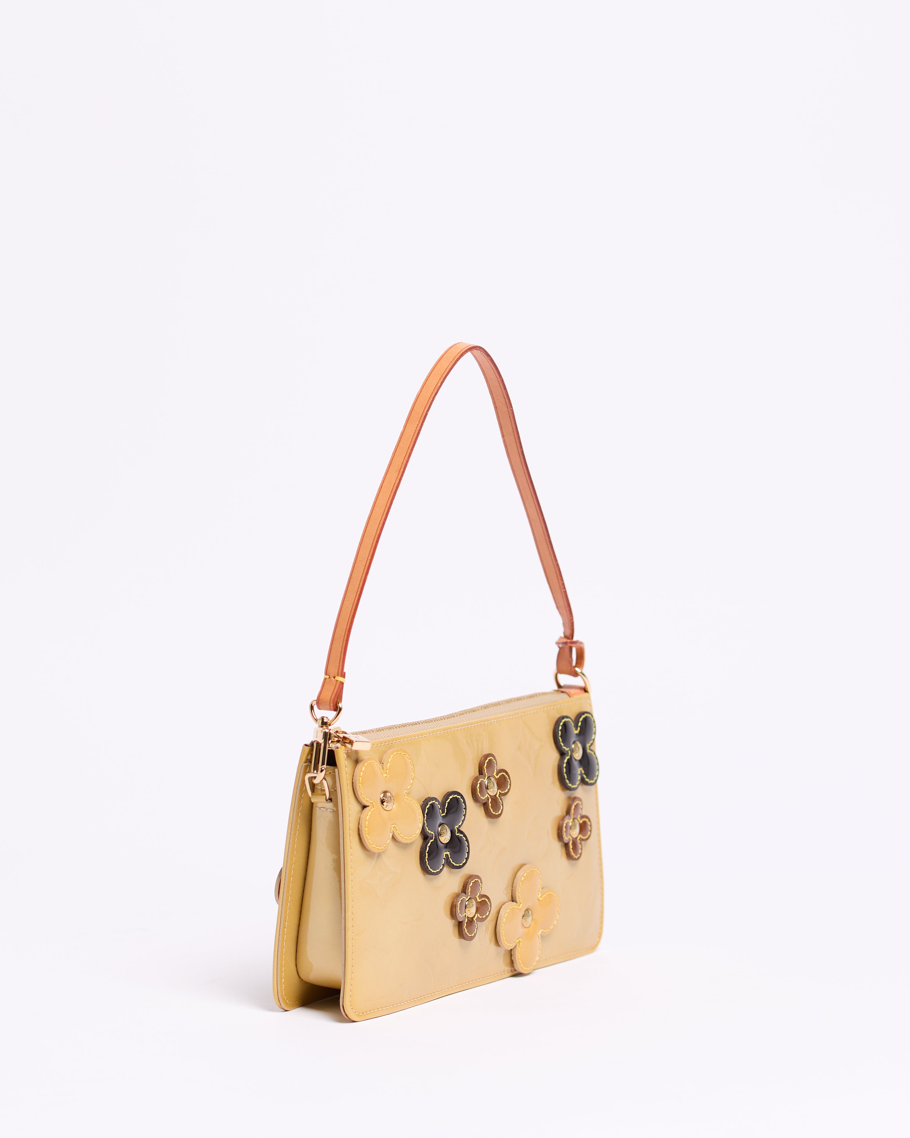 LOUIS VUITTON 2000'S FLOWER LEXINGTON POCHETTE BAG