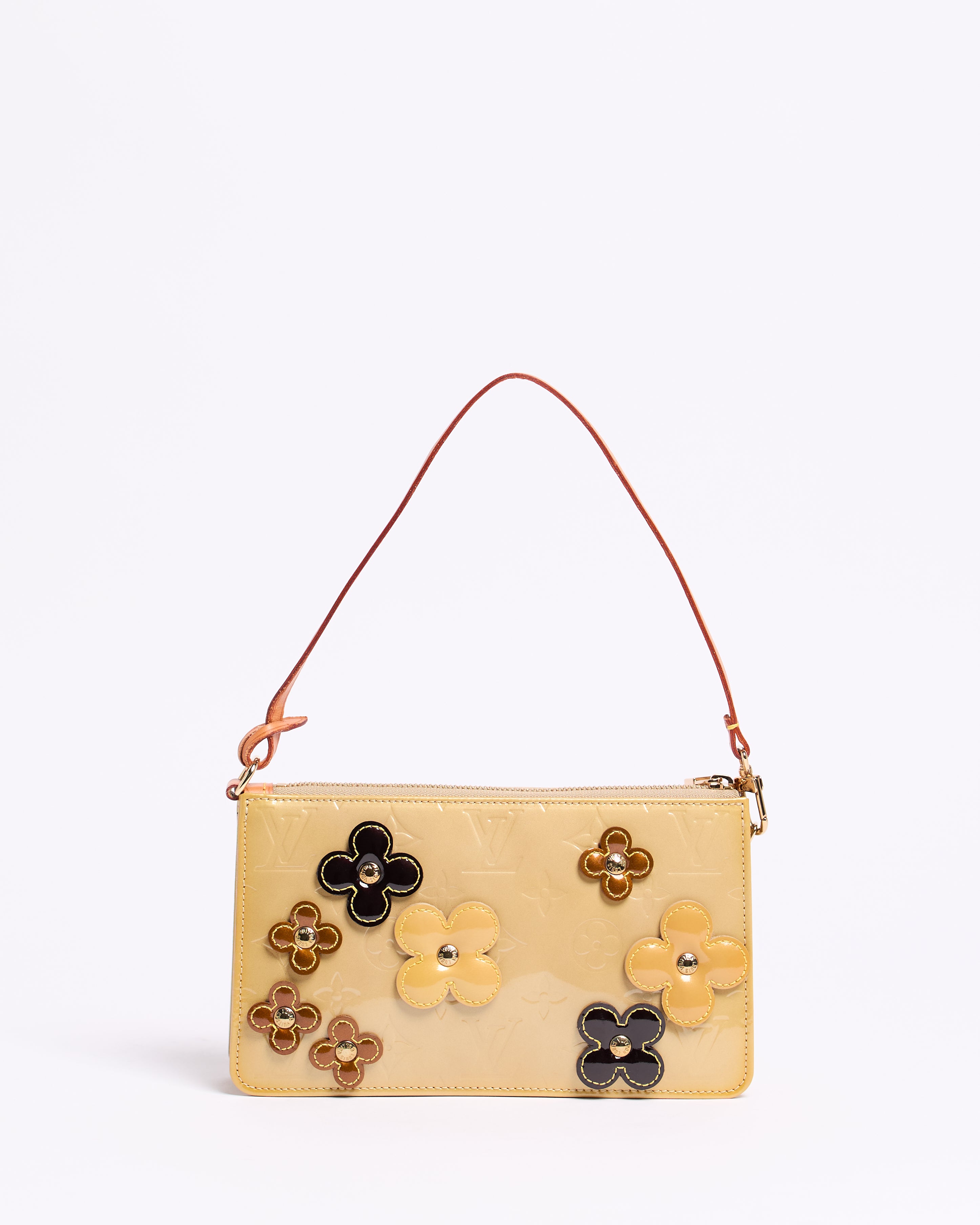 LOUIS VUITTON 2000'S FLOWER LEXINGTON POCHETTE BAG