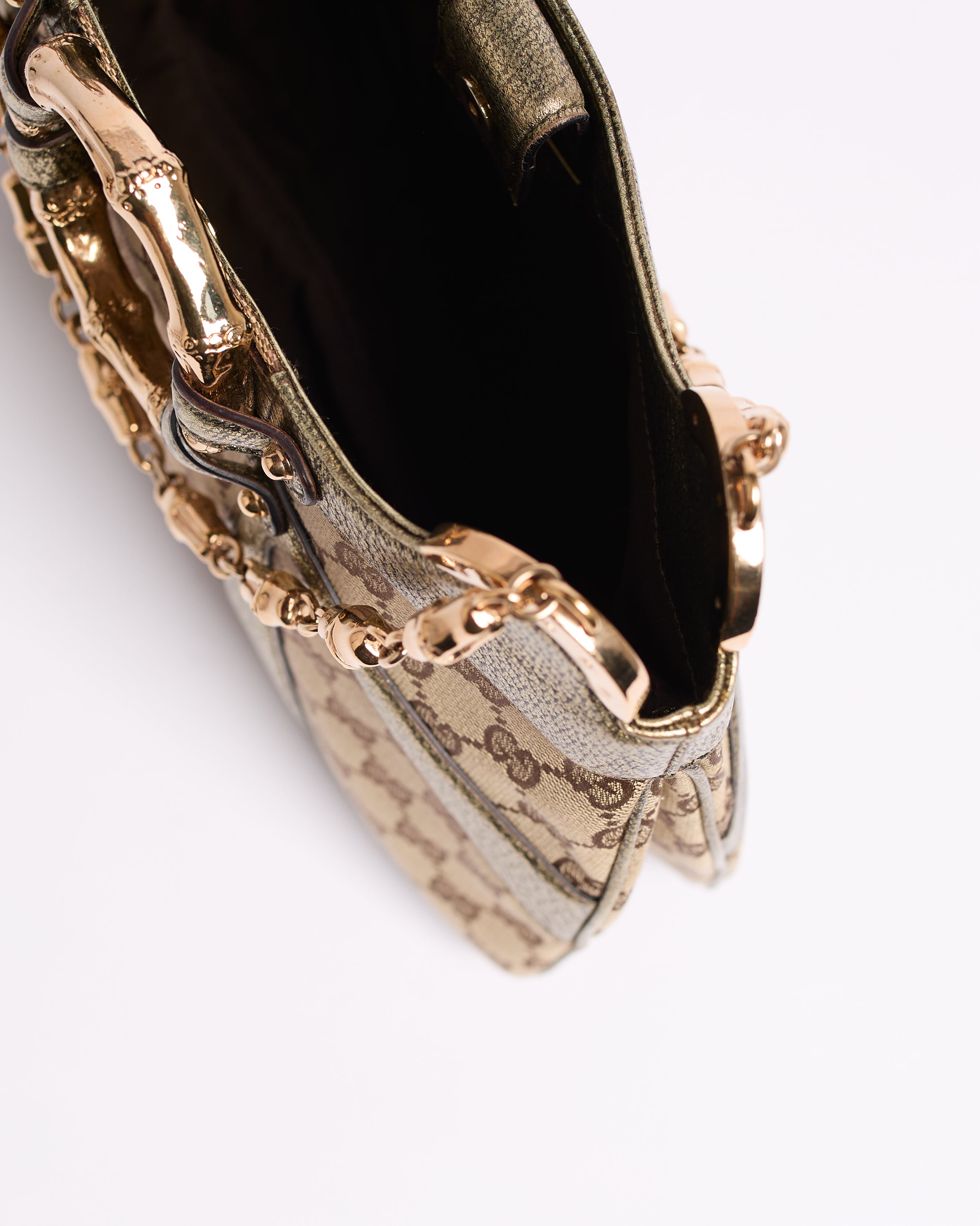 GUCCI BY TOM FORD BAMBOO CHAIN SHOULDER BAG