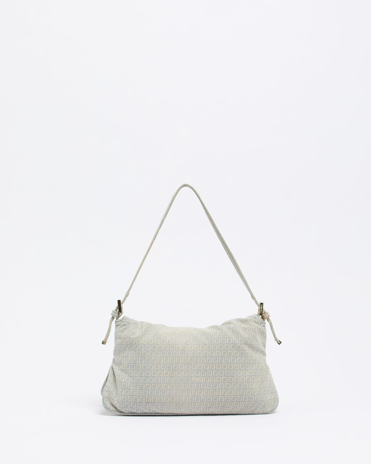 FENDI ZUCCHINO DENIM BAGUETTE BAG