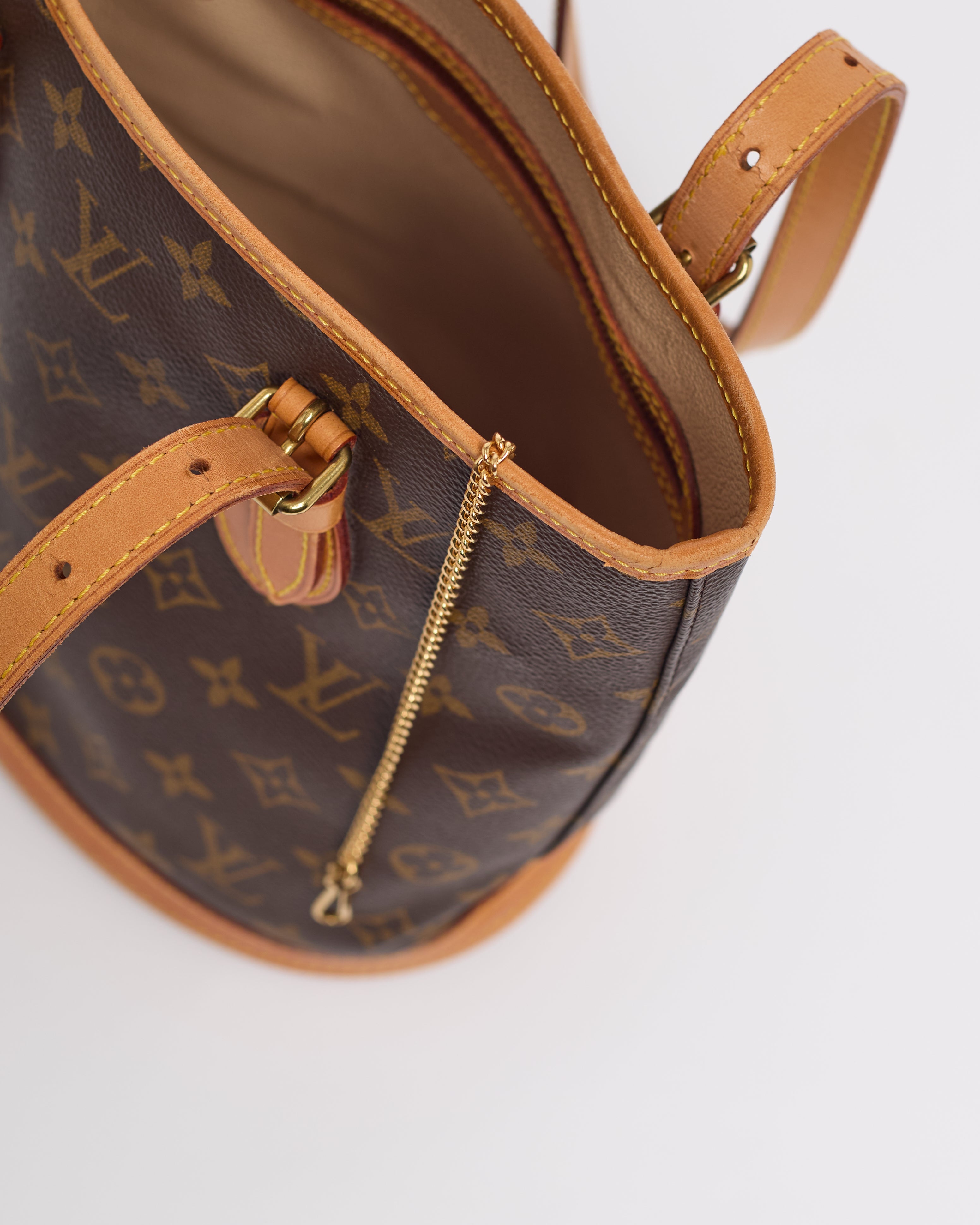 LOUIS VUITTON 2000'S COATED CANVAS BUCKET BAG