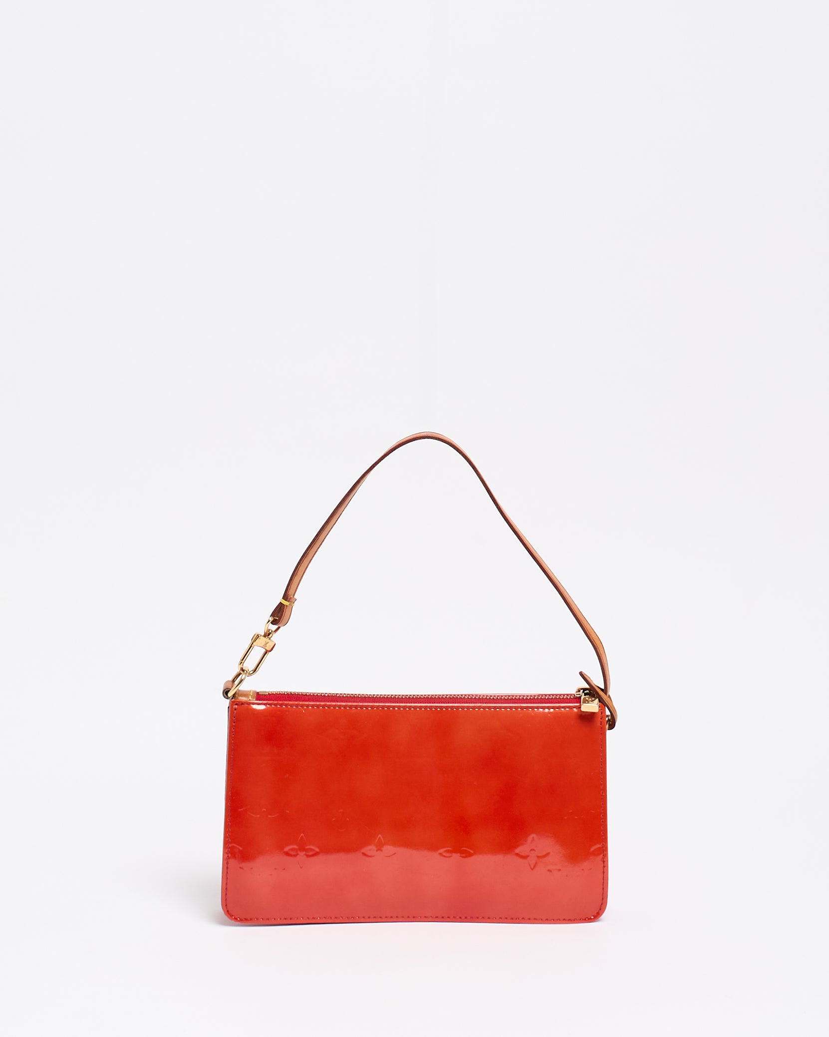 LOUIS VUITTON 2000'S RED LEXINGTON POCHETTE BAG