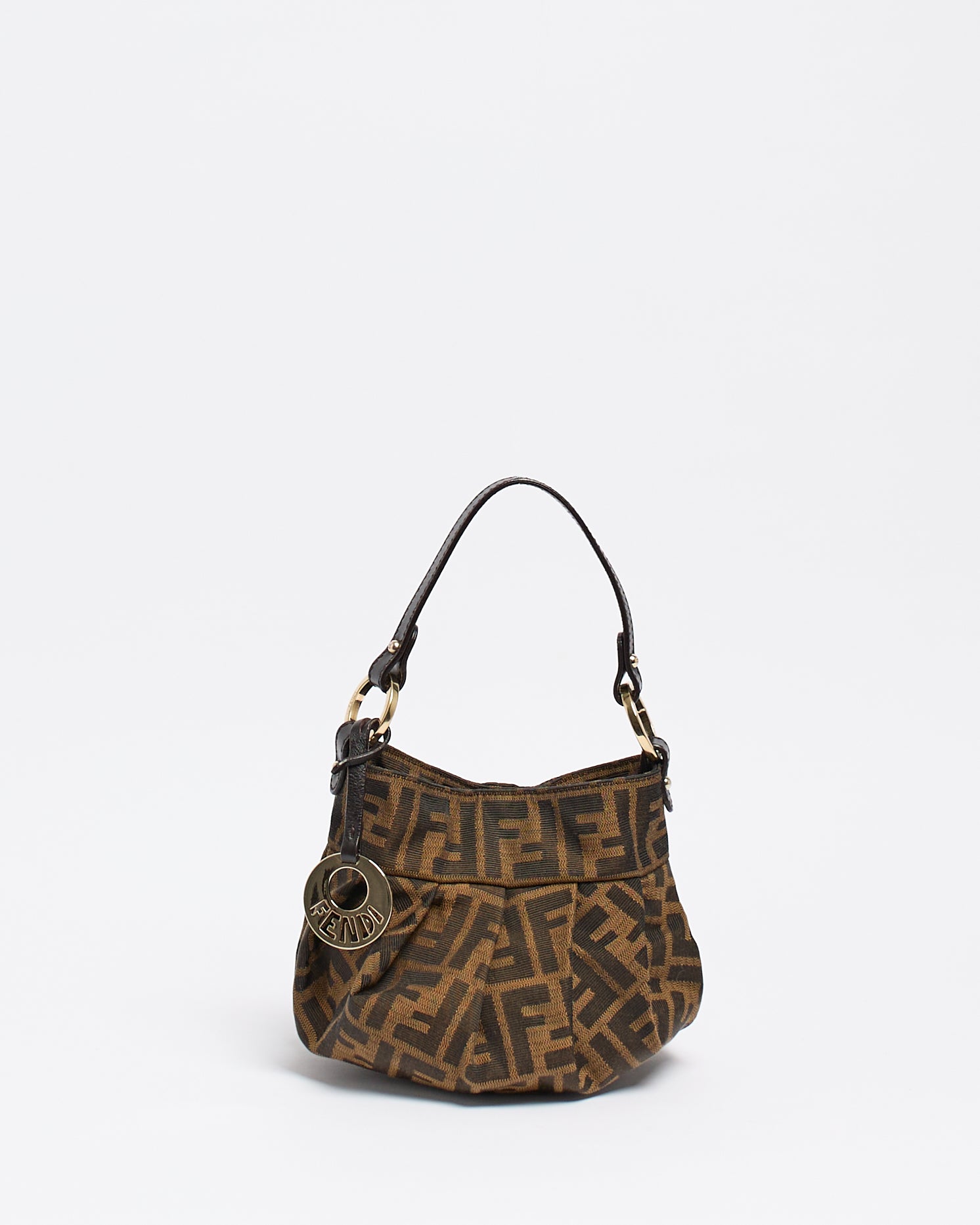 FENDI ZUCCA 2000'S TABACCO MINI CHEF BAG