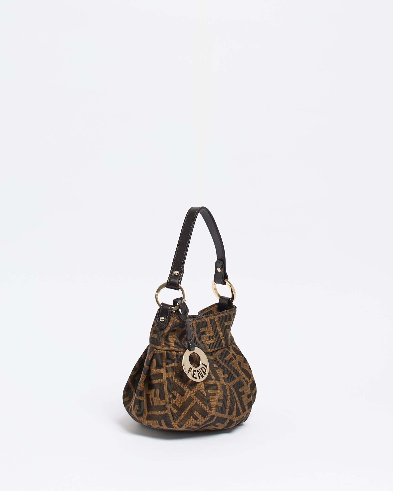 FENDI ZUCCA 2000'S TABACCO MINI CHEF BAG