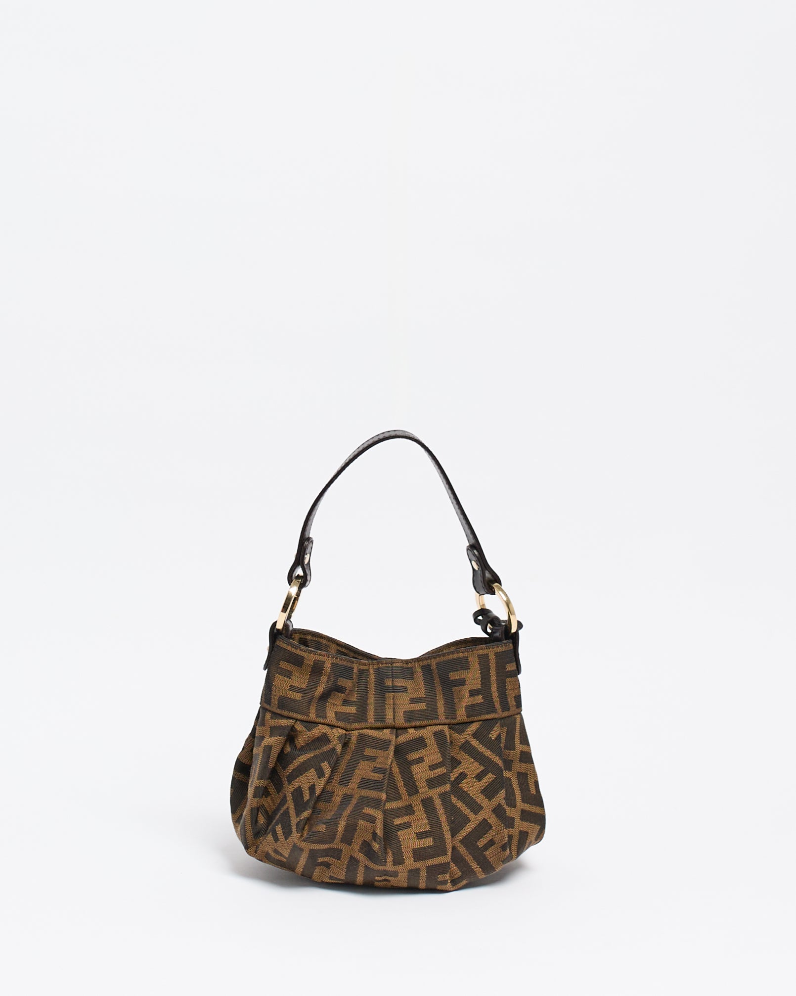 FENDI ZUCCA 2000'S TABACCO MINI CHEF BAG