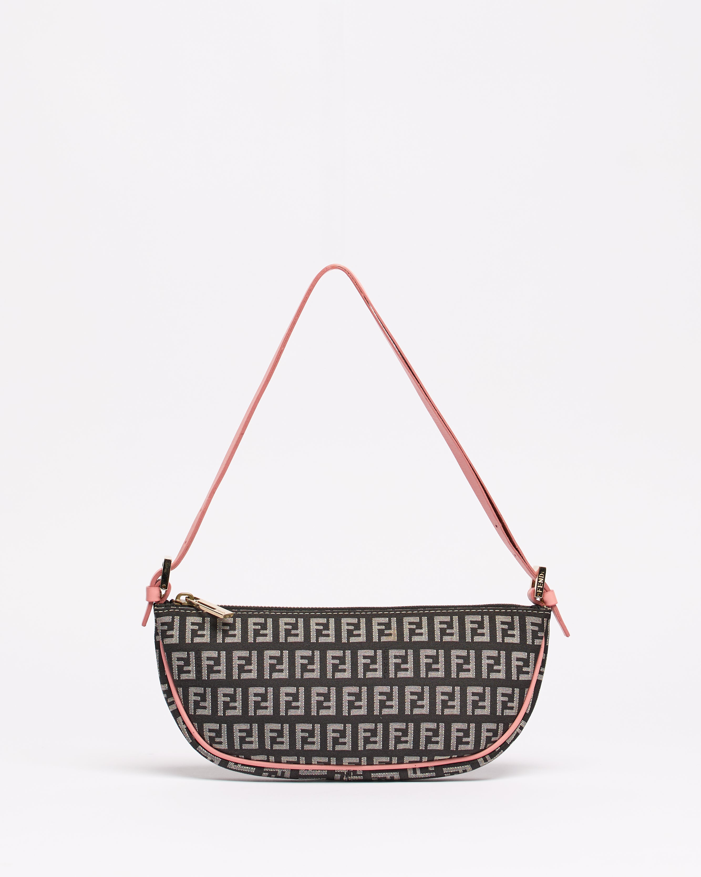 FENDI ZUCCHINO 2000'S BOAT BAGUETTE SHOULDER BAG