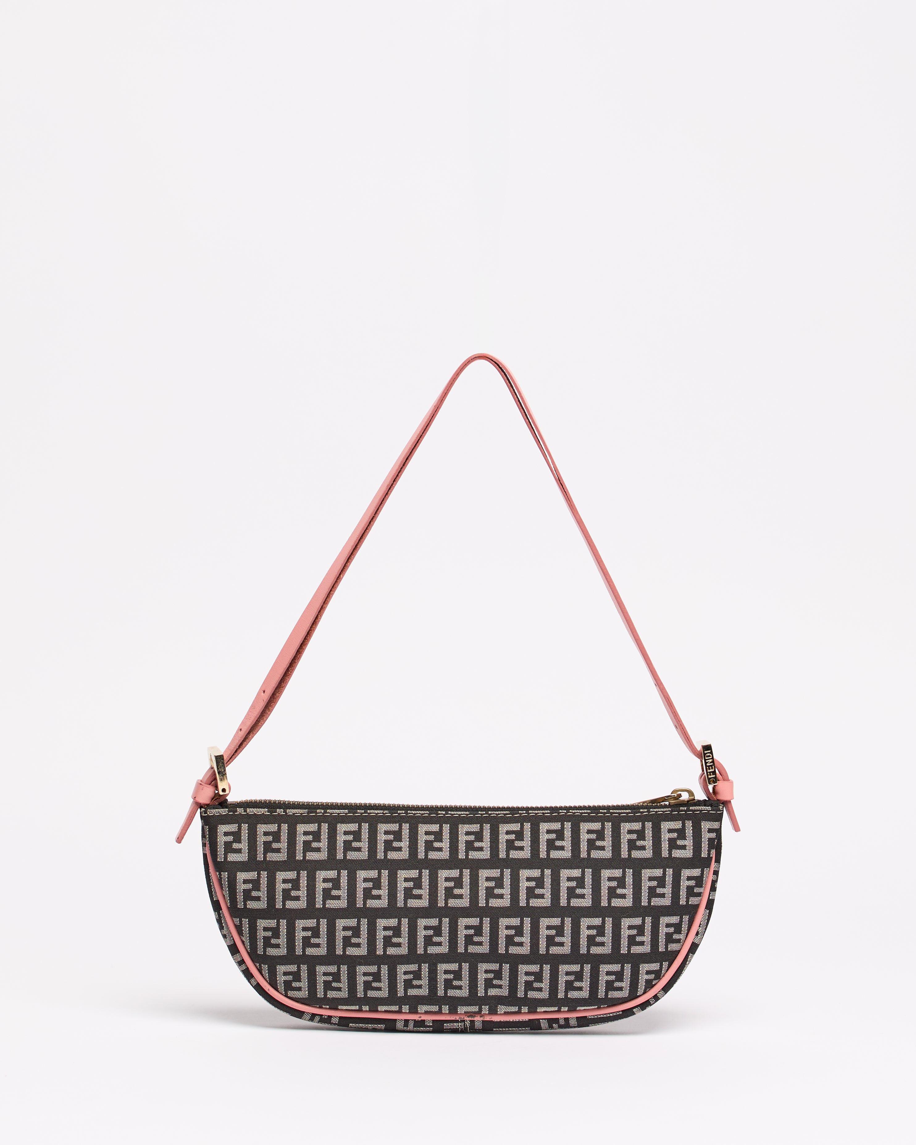 FENDI ZUCCHINO 2000'S BOAT BAGUETTE SHOULDER BAG