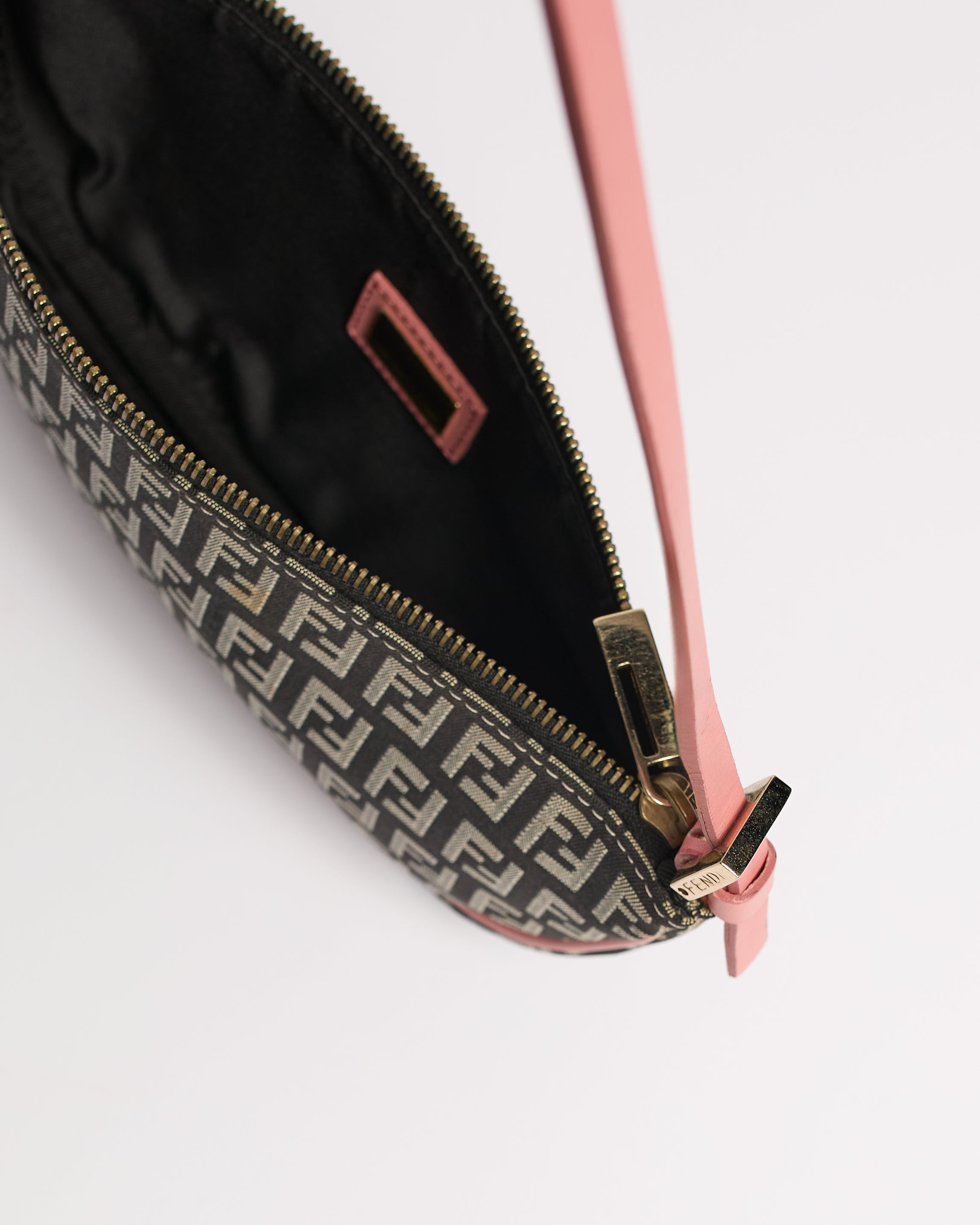 FENDI ZUCCHINO 2000'S BOAT BAGUETTE SHOULDER BAG