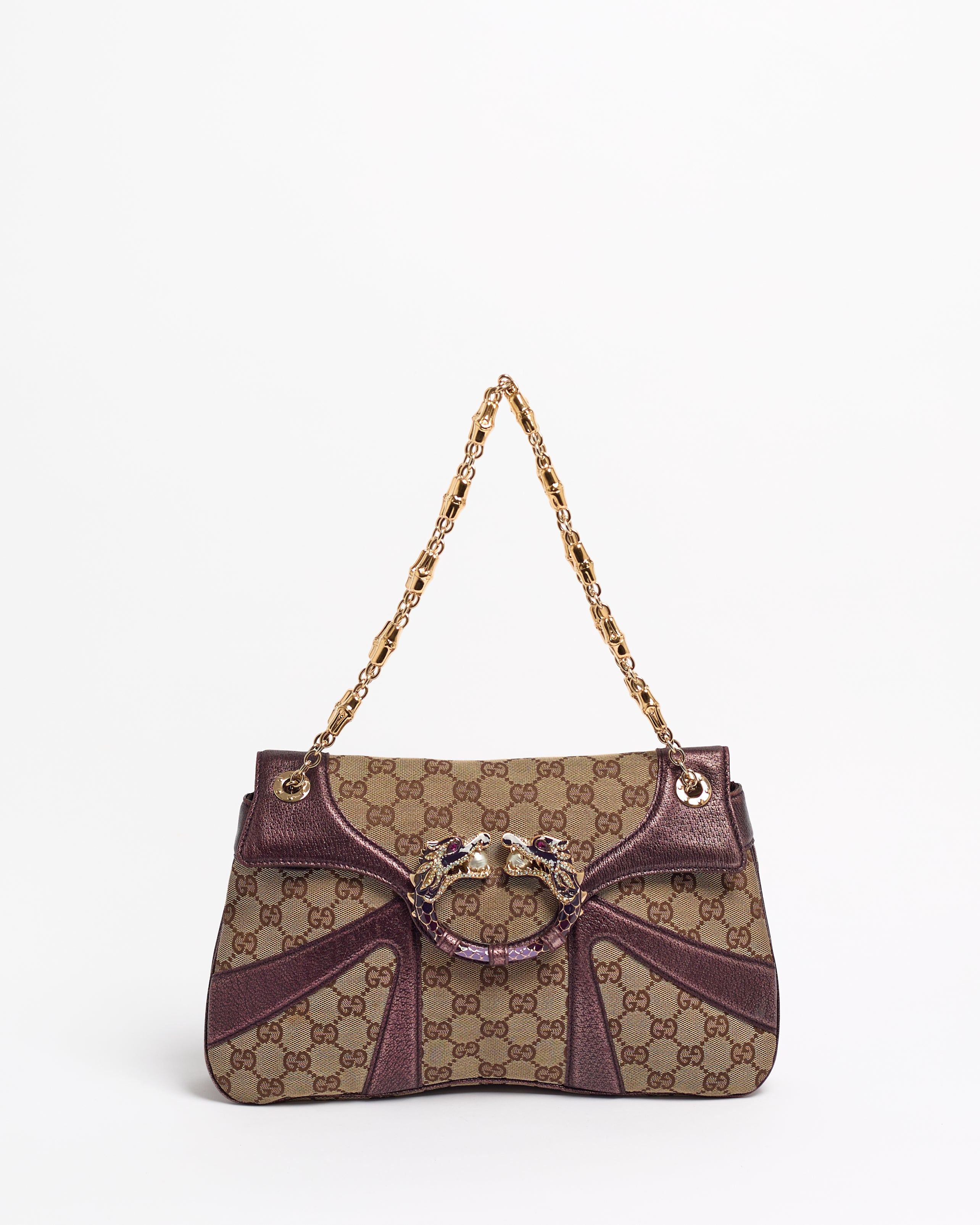 GUCCI BY TOM FORD 2004 JEWELLED DRAGON BAG