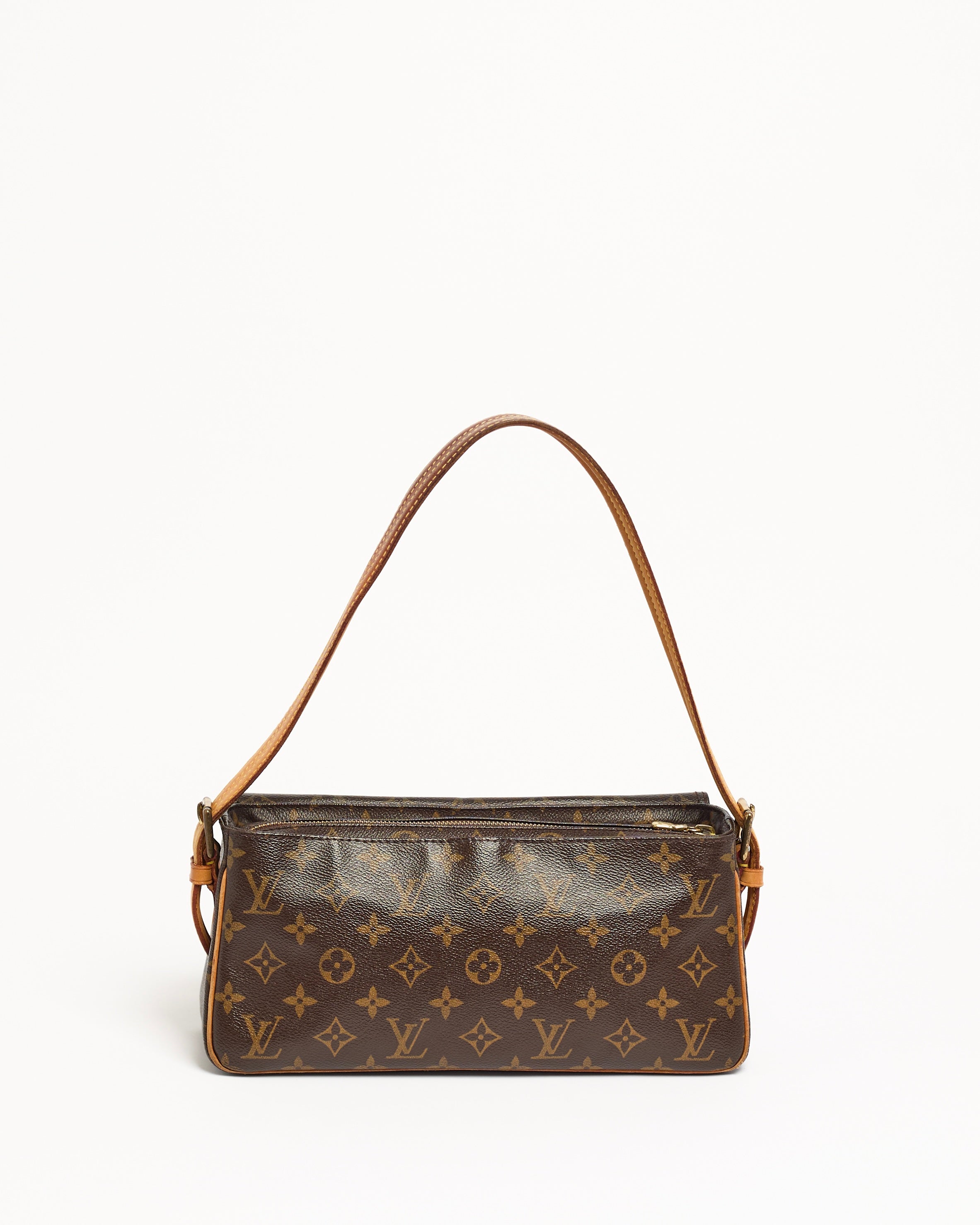 LOUIS VUITTON CITE MM COATED CANVAS SHOULDER BAG