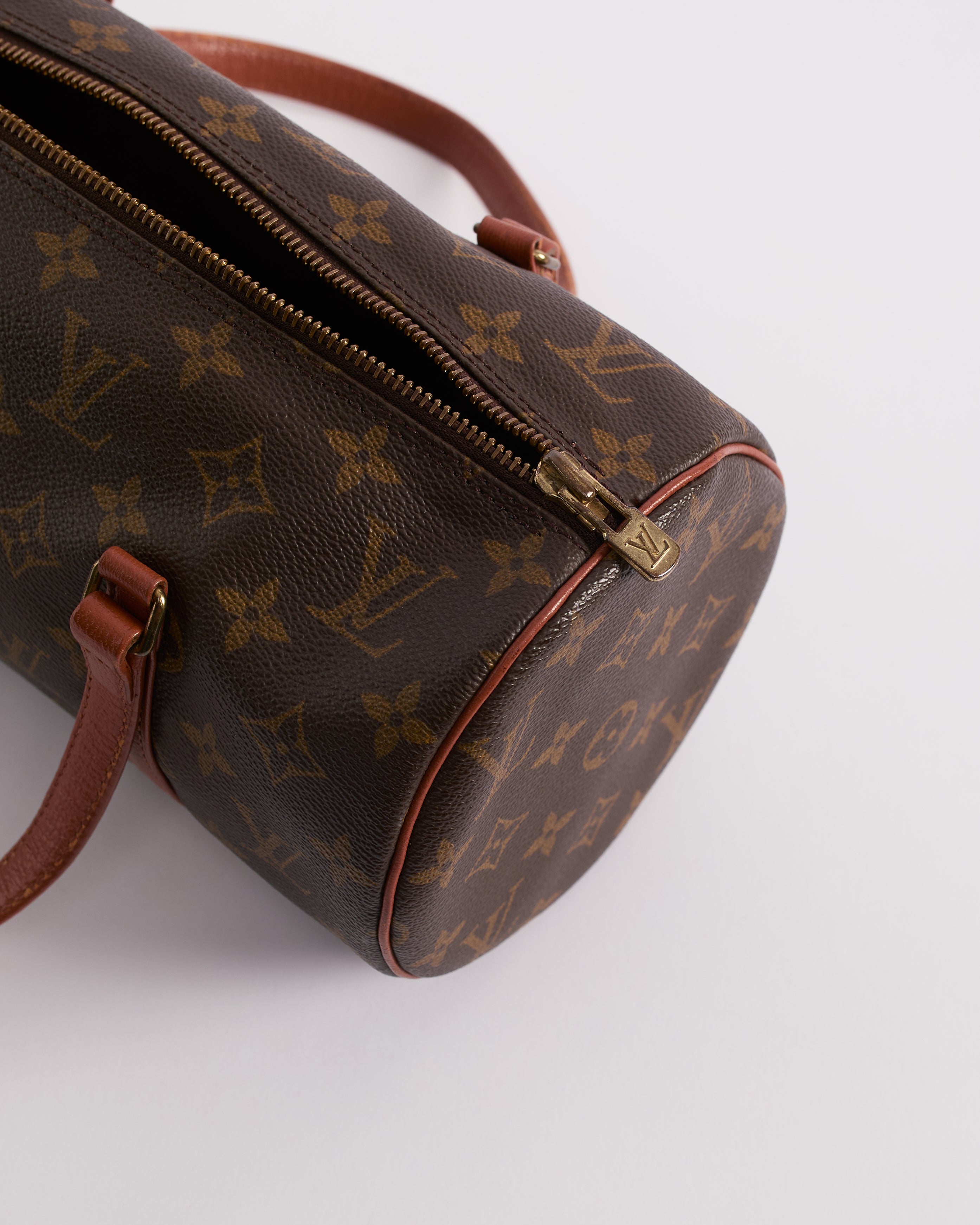 LOUIS VUITTON 1990’S PAPILLON 30 BARREL SHOULDER BAG DUO