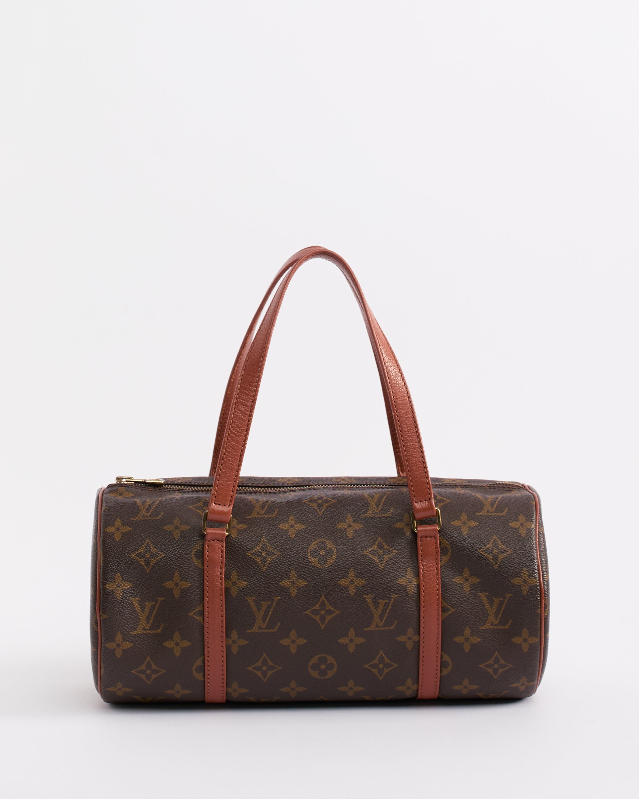 LOUIS VUITTON 1990’S PAPILLON 30 BARREL SHOULDER BAG DUO