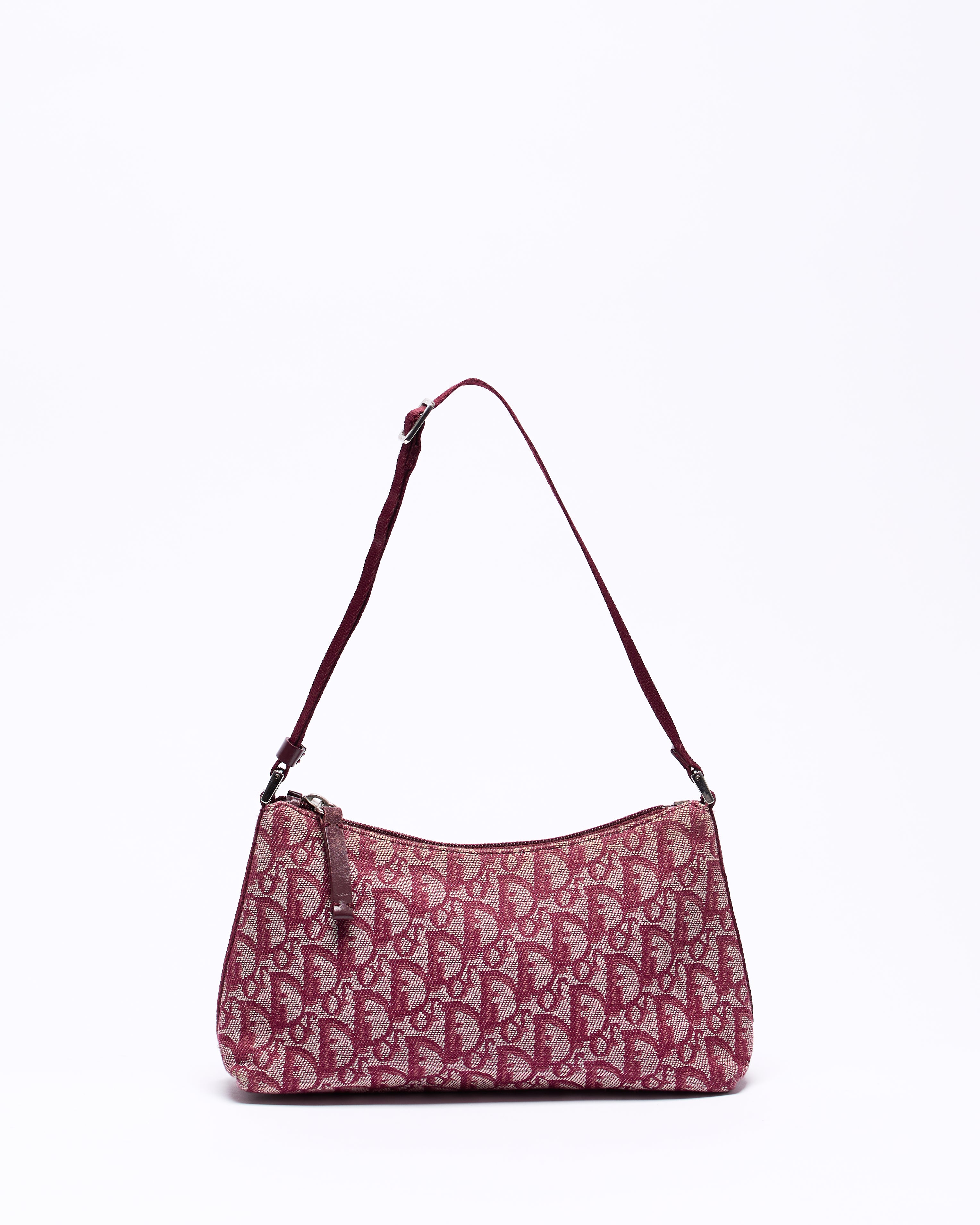 CHRISTIAN DIOR 2000'S RED POCHETTE SHOULDER BAG
