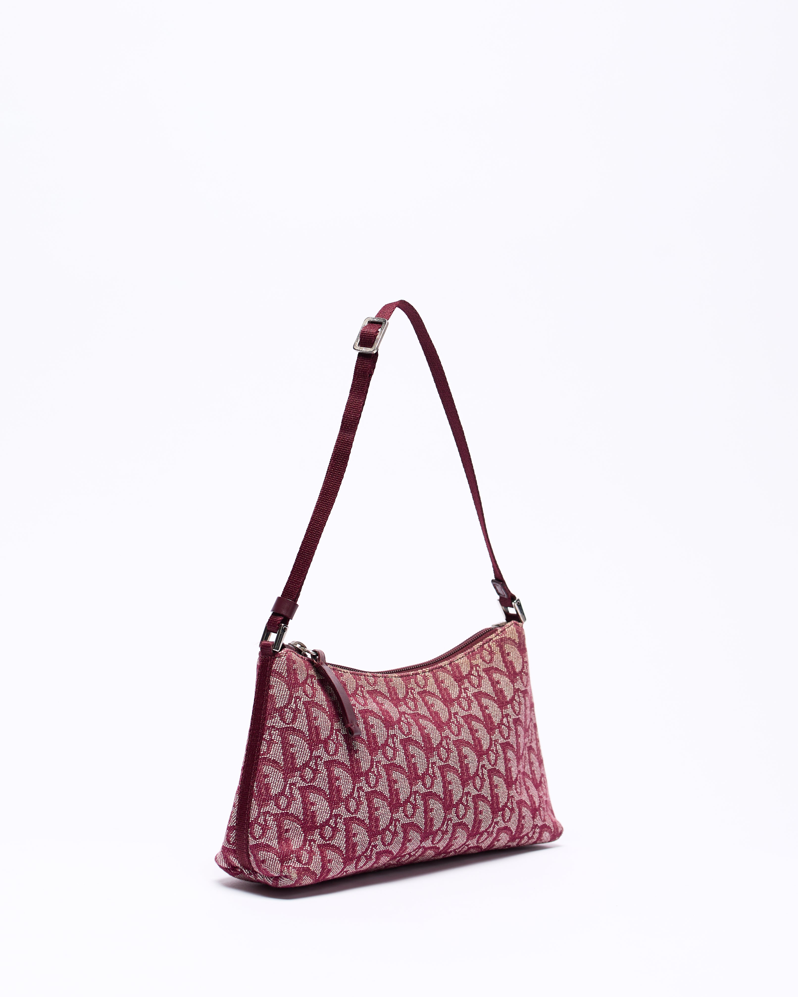 CHRISTIAN DIOR 2000'S RED POCHETTE SHOULDER BAG