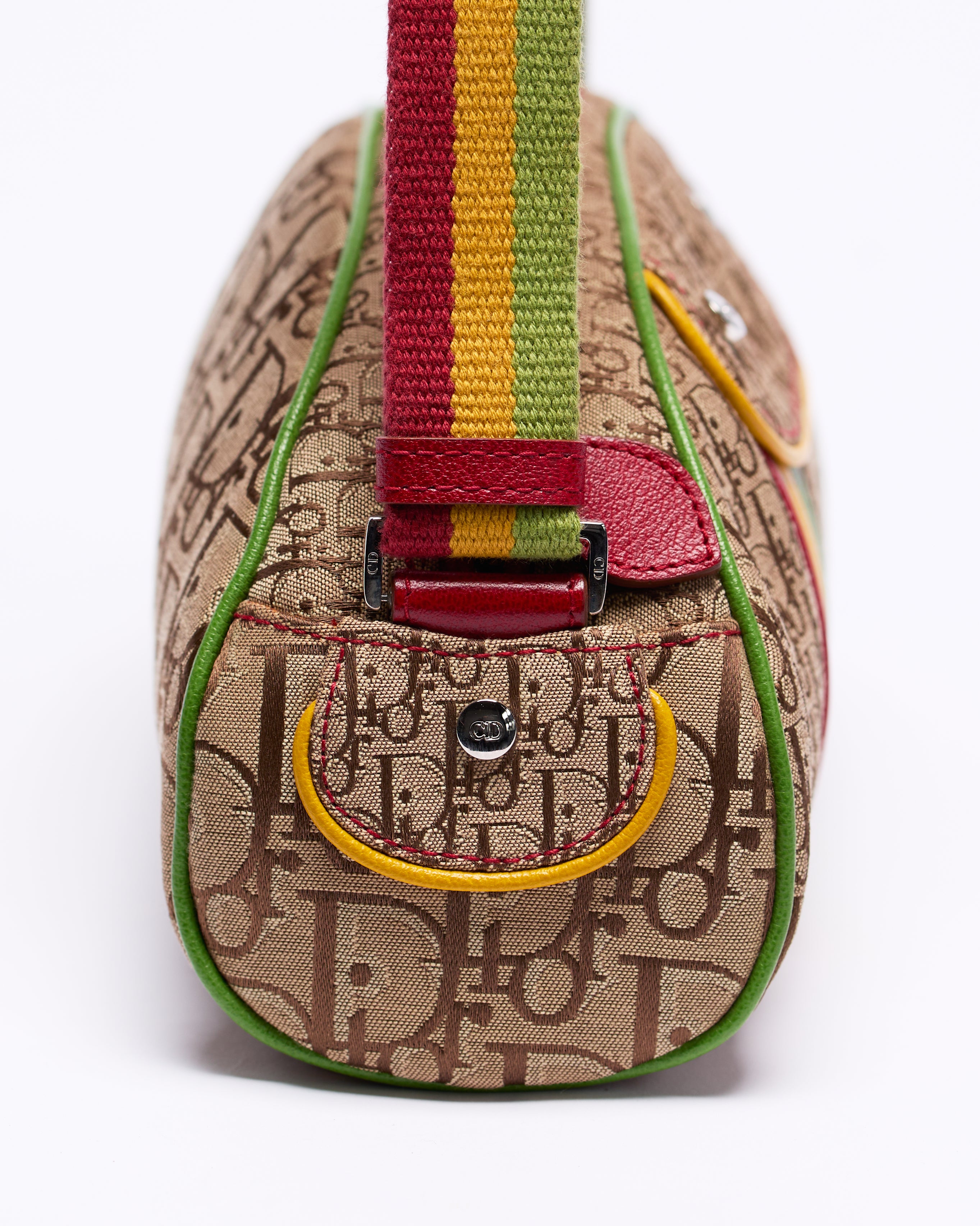 CHRISTIAN DIOR 2004 RASTA CROSS BODY OBLIQUE BAG