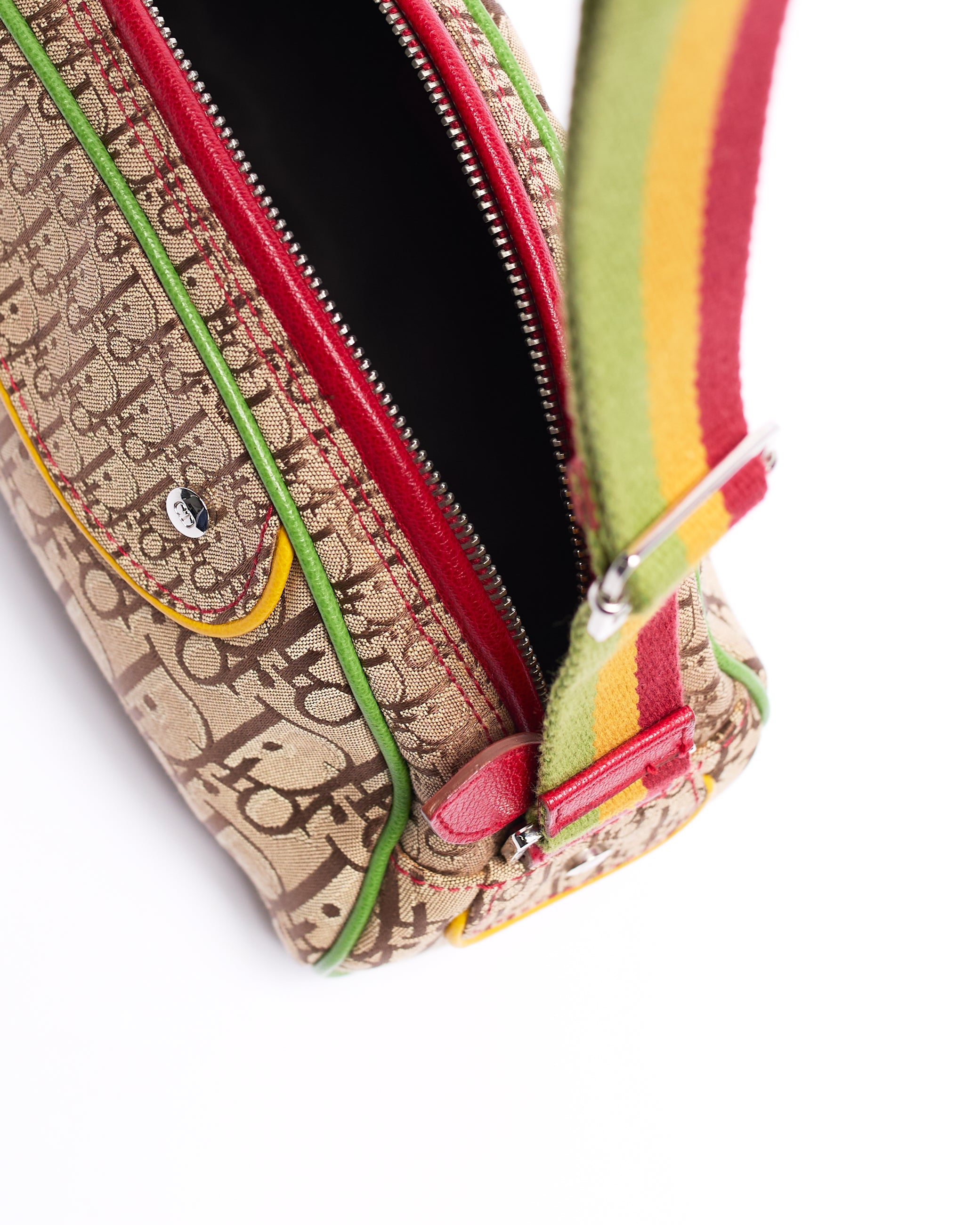 CHRISTIAN DIOR 2004 RASTA CROSS BODY OBLIQUE BAG