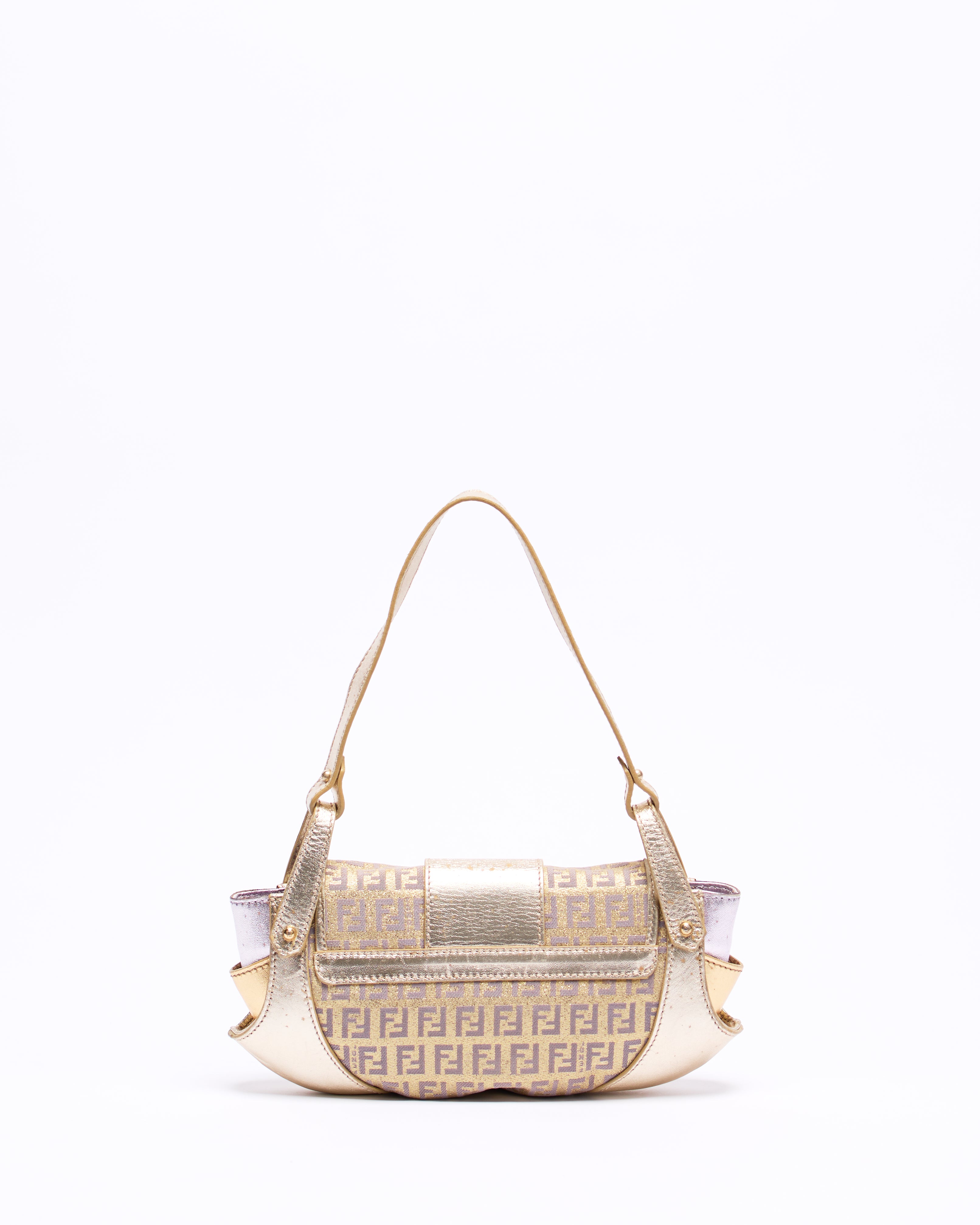FENDI ZUCCHINO GOLD TUC SHOULDER BAG