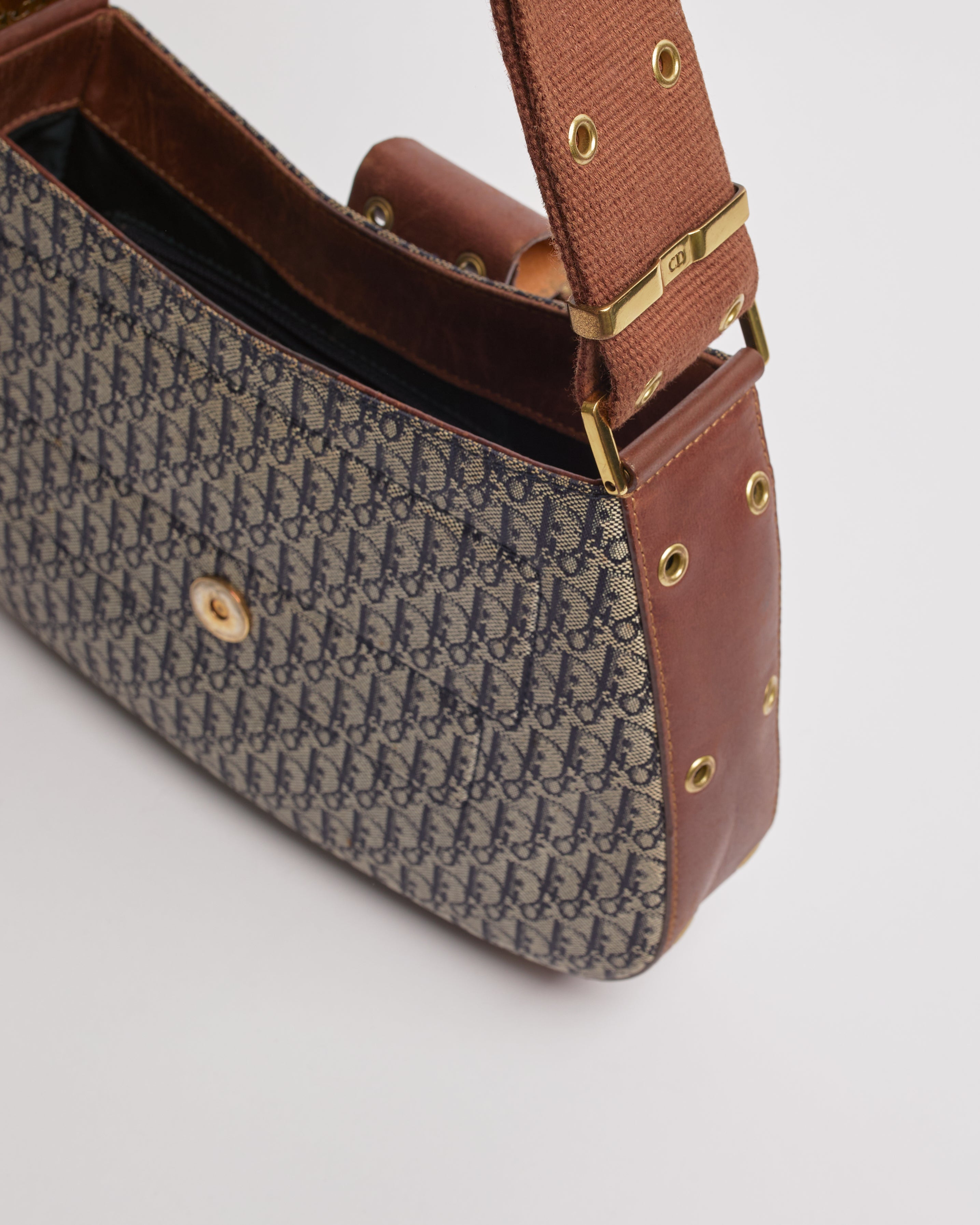 CHRISTIAN DIOR STREET CHIC COLUMBUS TROTTER OBLIQUE SHOULDER BAG