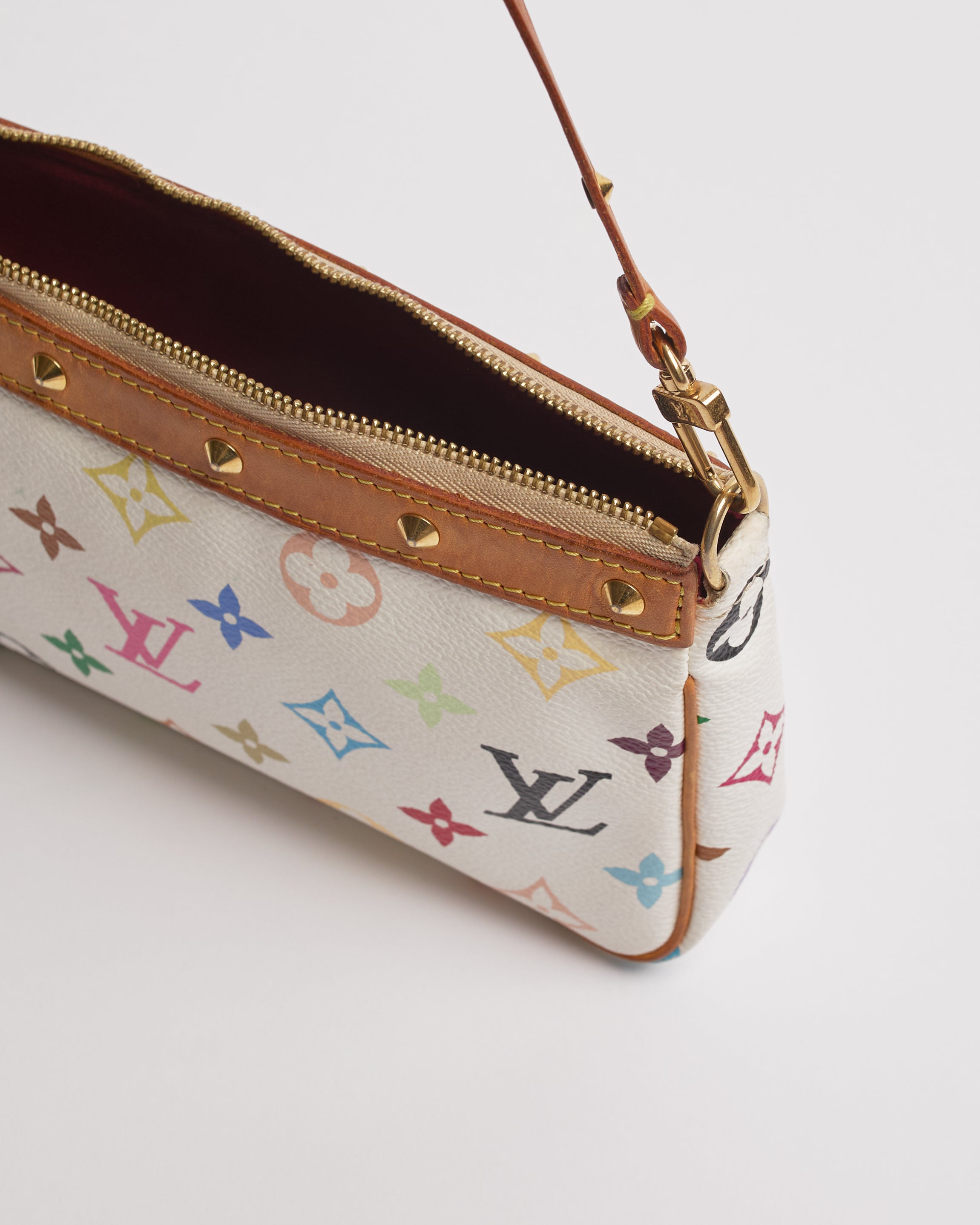 LOUIS VUITTON X TAKASHI MURAKAMI 2004 POCHETTE ACCESSOIRE BAG