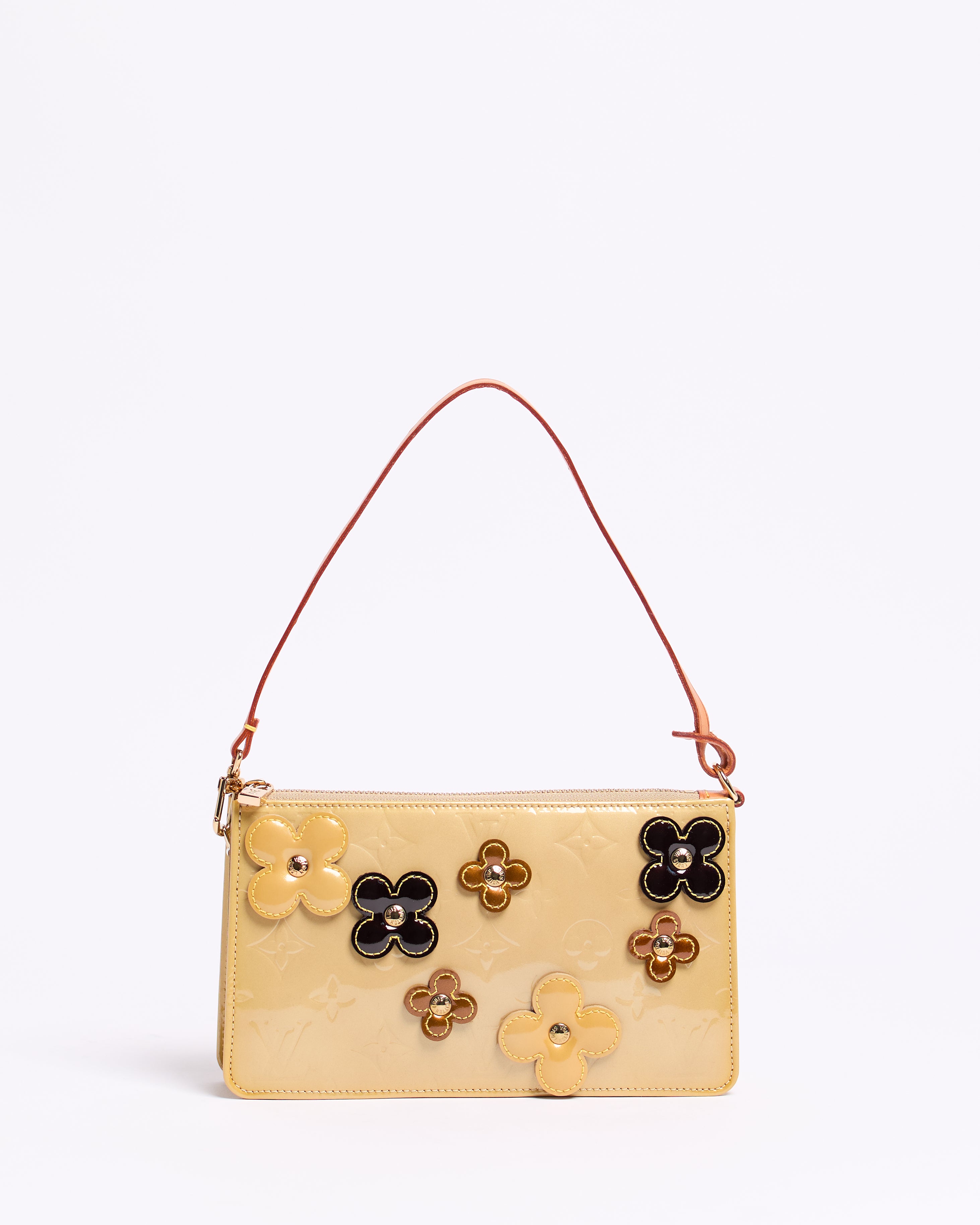 LOUIS VUITTON 2000'S FLOWER LEXINGTON POCHETTE BAG