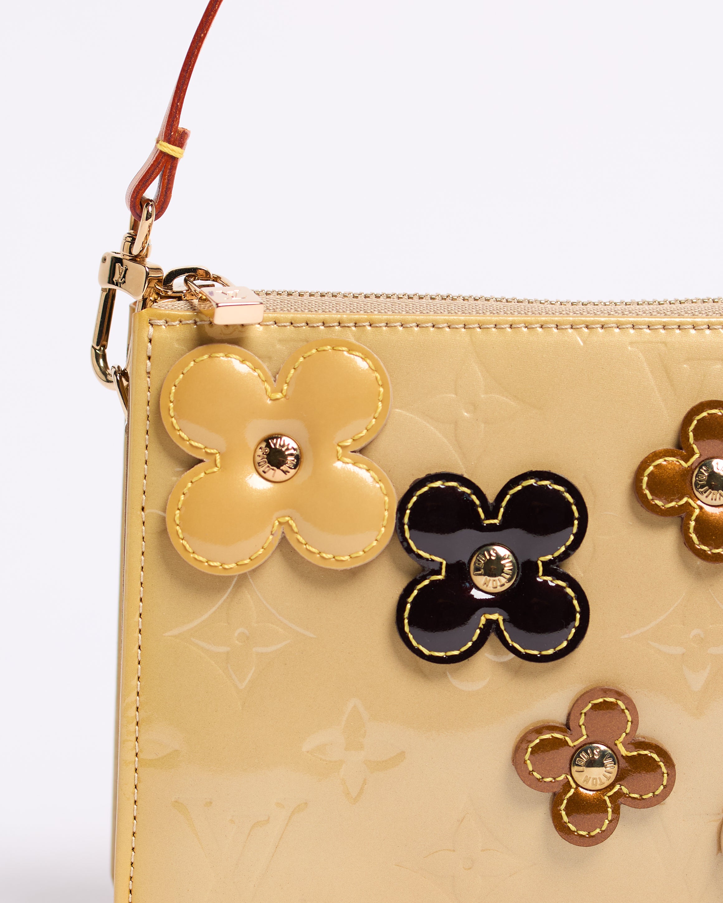 LOUIS VUITTON 2000'S FLOWER LEXINGTON POCHETTE BAG