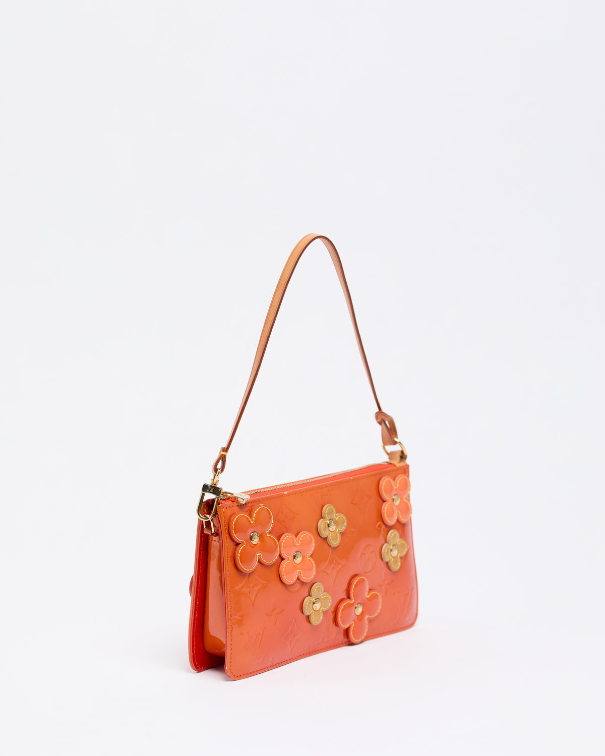 LOUIS VUITTON FLOWER LEXINGTON ORANGE POCHETTE