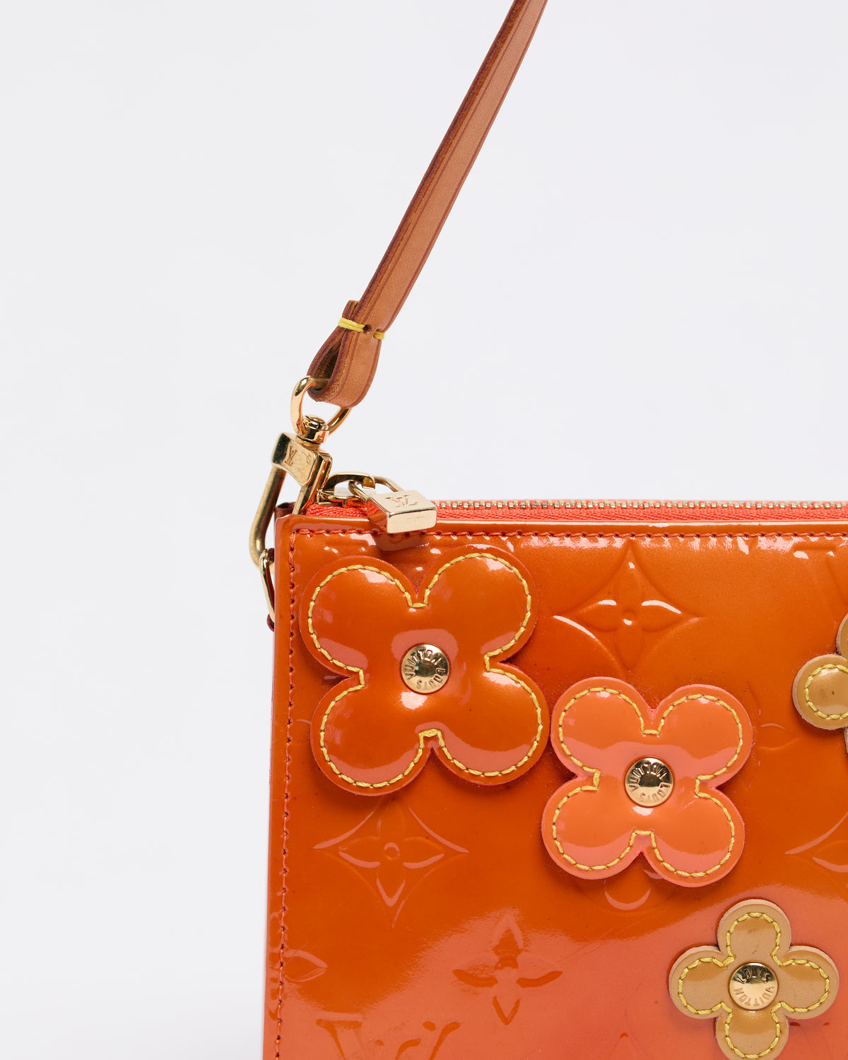 LOUIS VUITTON FLOWER LEXINGTON ORANGE POCHETTE