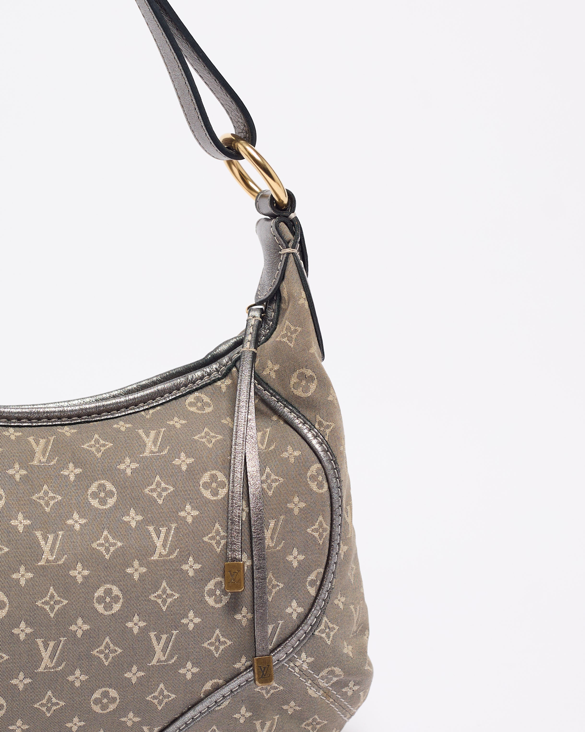 LOUIS VUITTON 2000'S MINI LIN MANON PM SHOULDER BAG