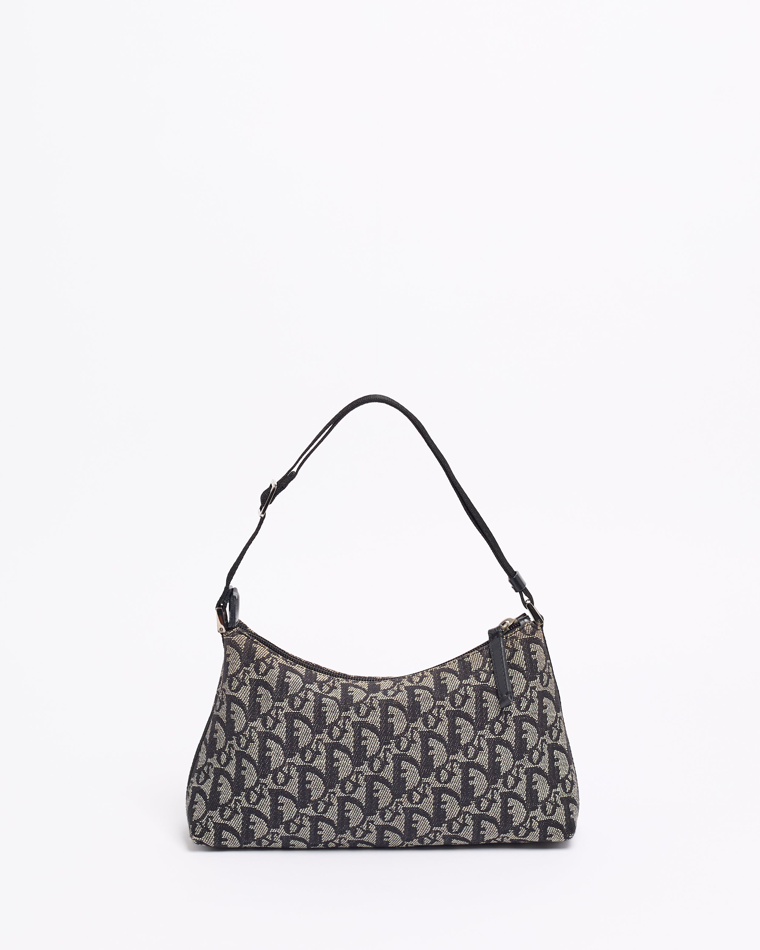 CHRISTIAN DIOR 2000'S NAVY POCHETTE SHOULDER BAG