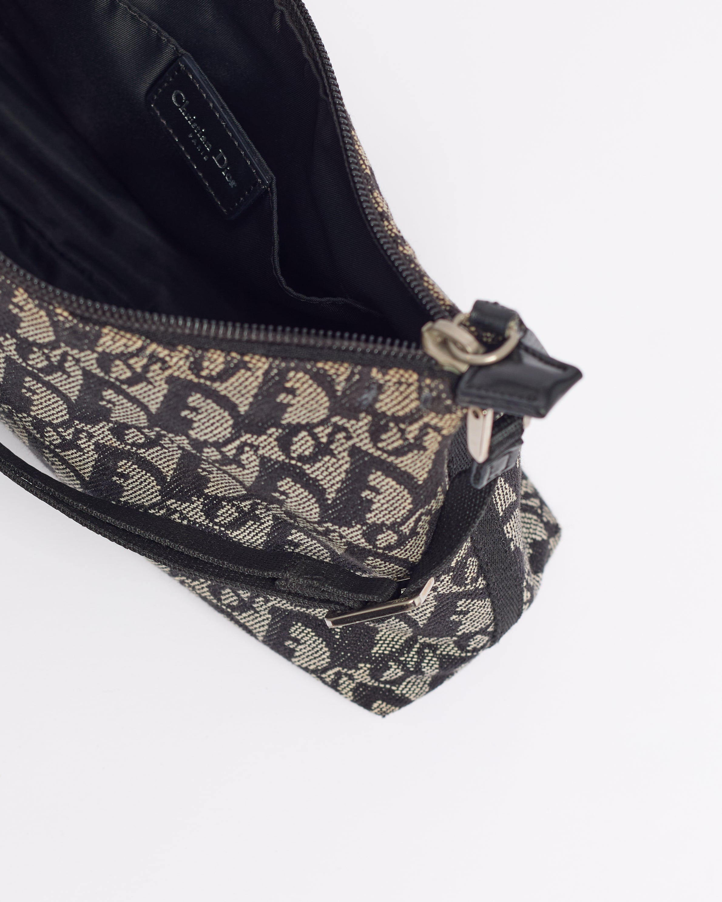 CHRISTIAN DIOR 2000'S NAVY POCHETTE SHOULDER BAG