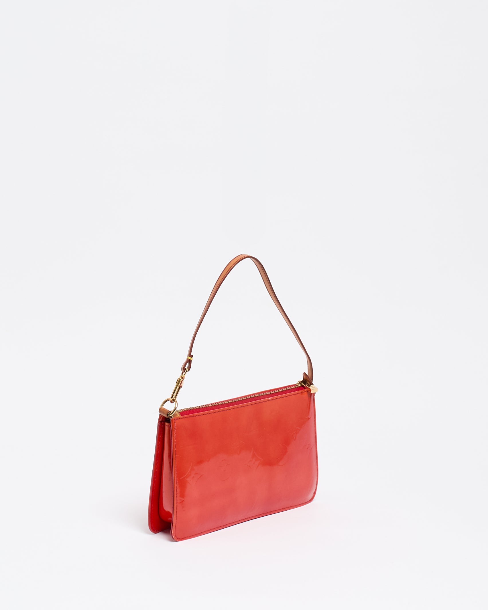 LOUIS VUITTON 2000'S RED LEXINGTON POCHETTE BAG