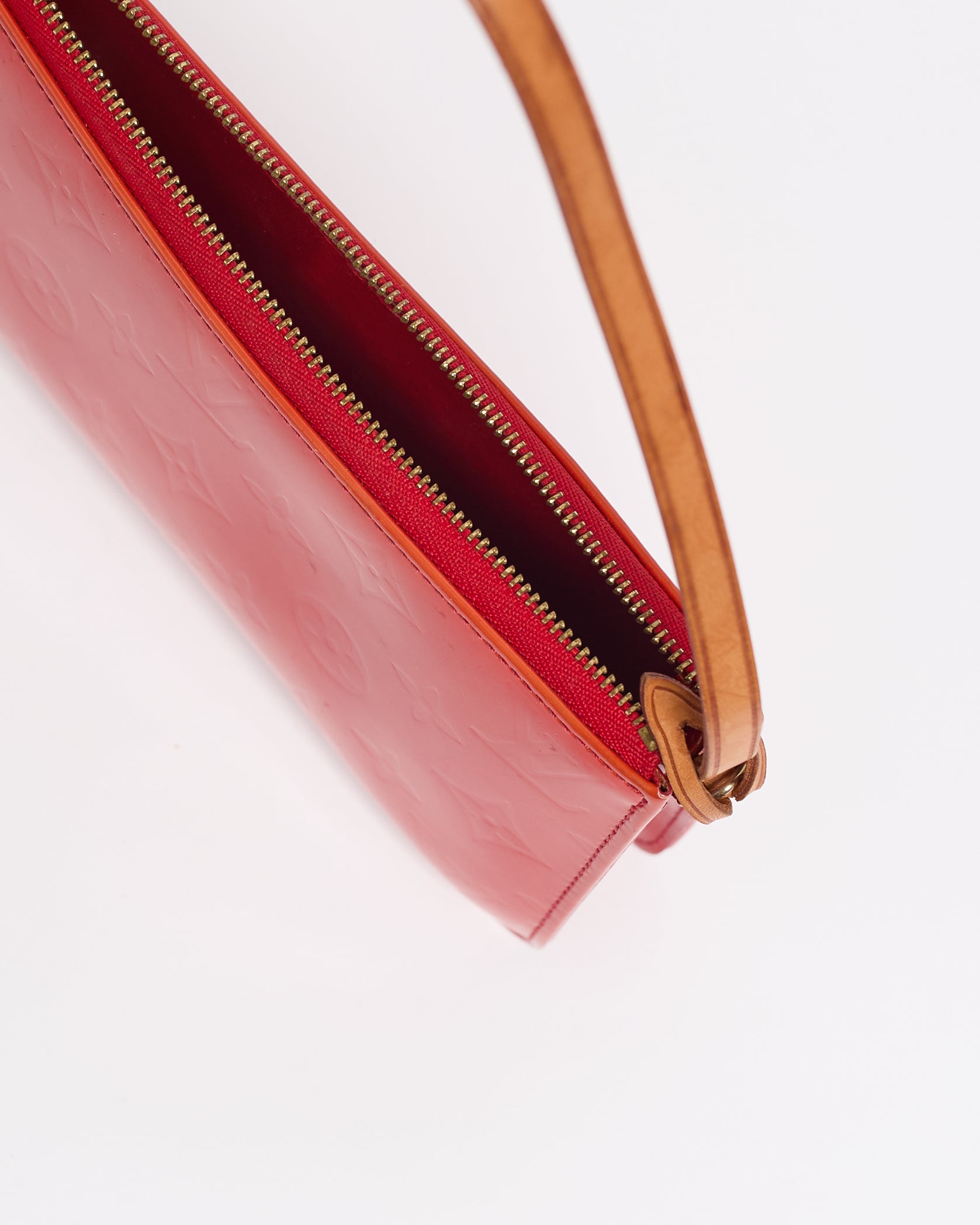 LOUIS VUITTON 2000'S RED LEXINGTON POCHETTE BAG